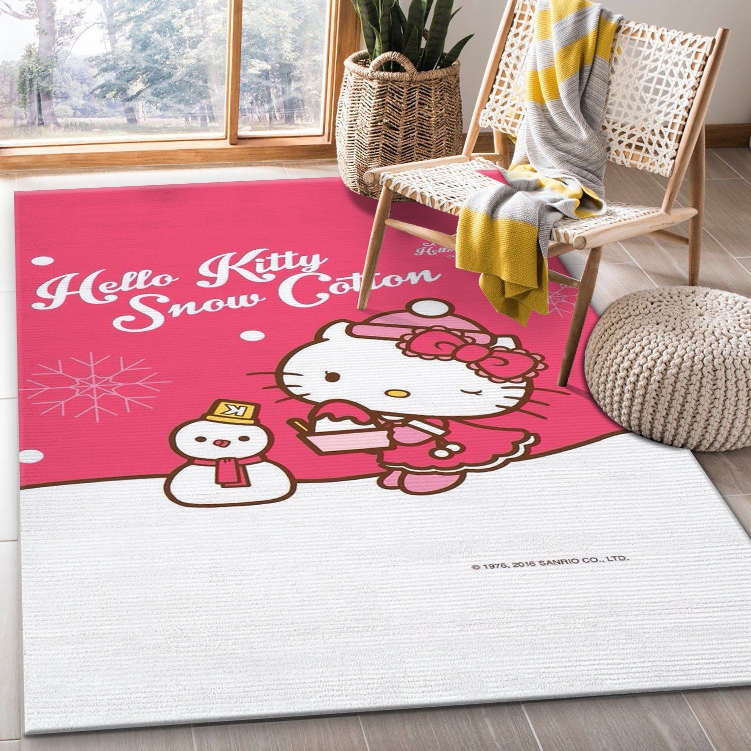 Hello Kitty 11 Rug Living Room Rug Christmas Gift US Decor - Indoor Outdoor Rugs