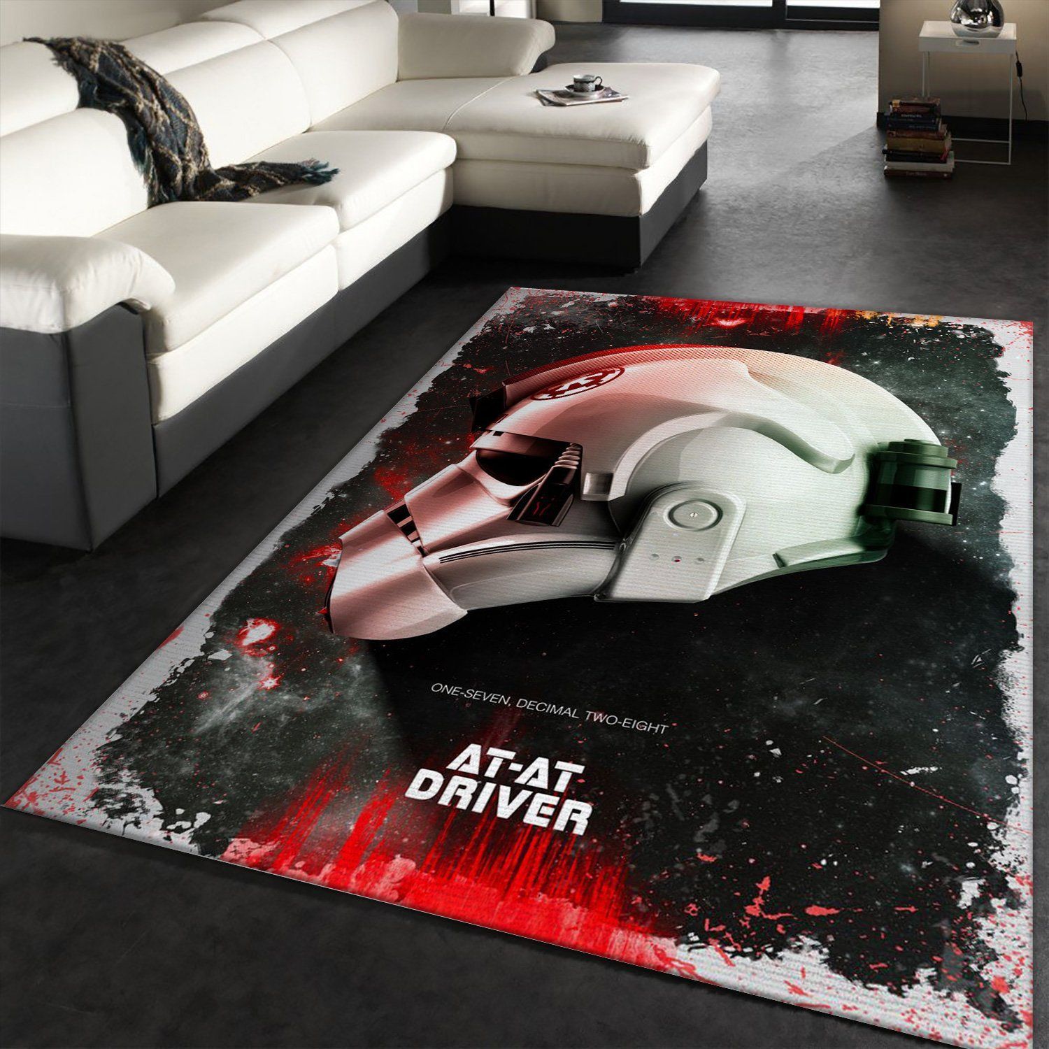 At At Driver Star Wars Movie Rug Star Wars Helmets Arts Rug Home US Decor - Indoor Outdoor Rugs