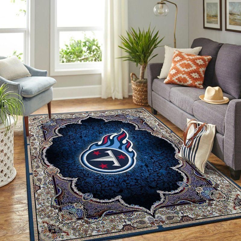 Tennessee Titans Nfl Rug Room Carpet Sport Custom Area Floor Home Decor V1 - Indoor Outdoor Rugs