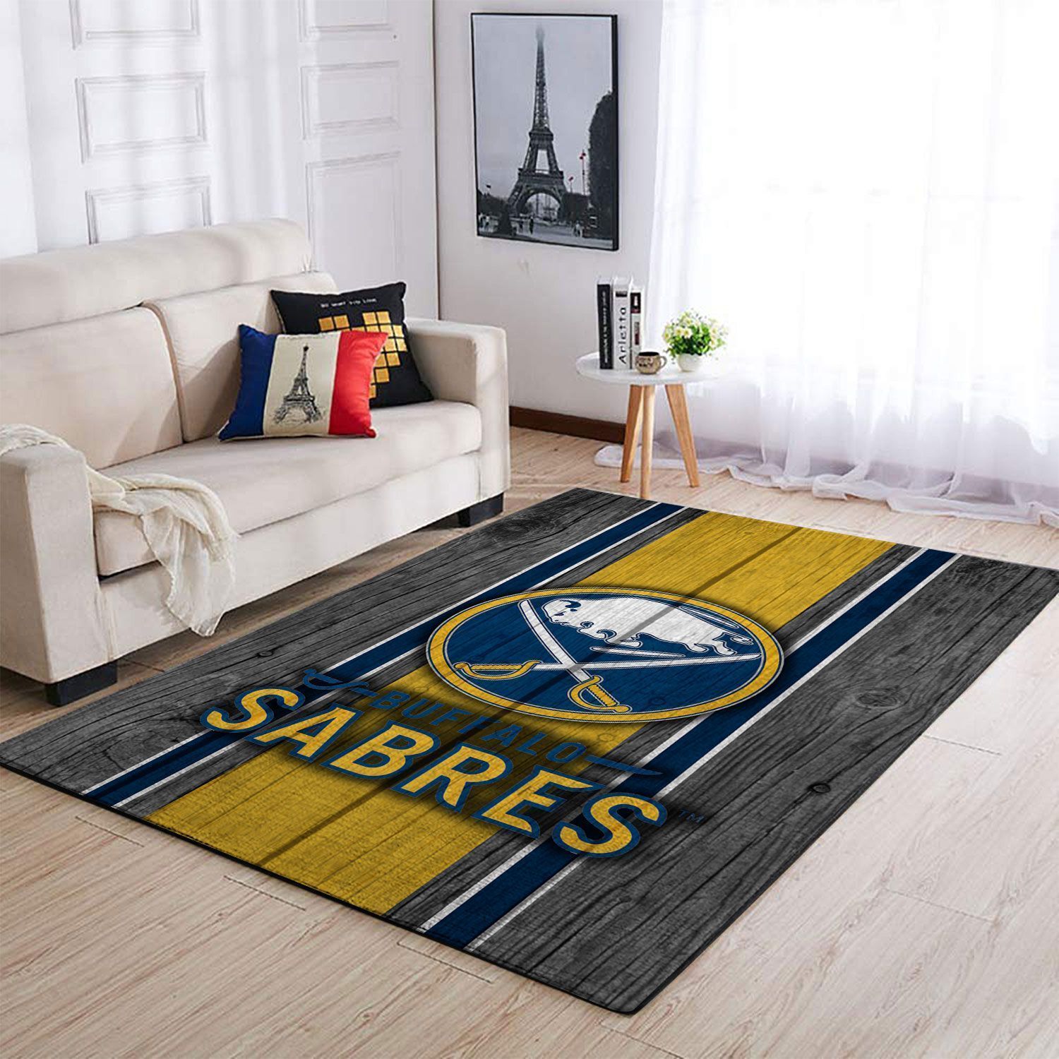 Buffalo Sabres Nhl Team Logo Style Nice Gift Home Decor Rectangle Area Rug - Indoor Outdoor Rugs