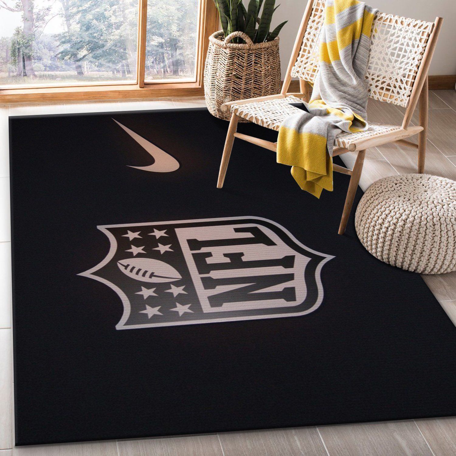 Nike Ft Nfl Area Rug Bedroom Rug Home Decor Floor Decor - Indoor Outdoor Rugs