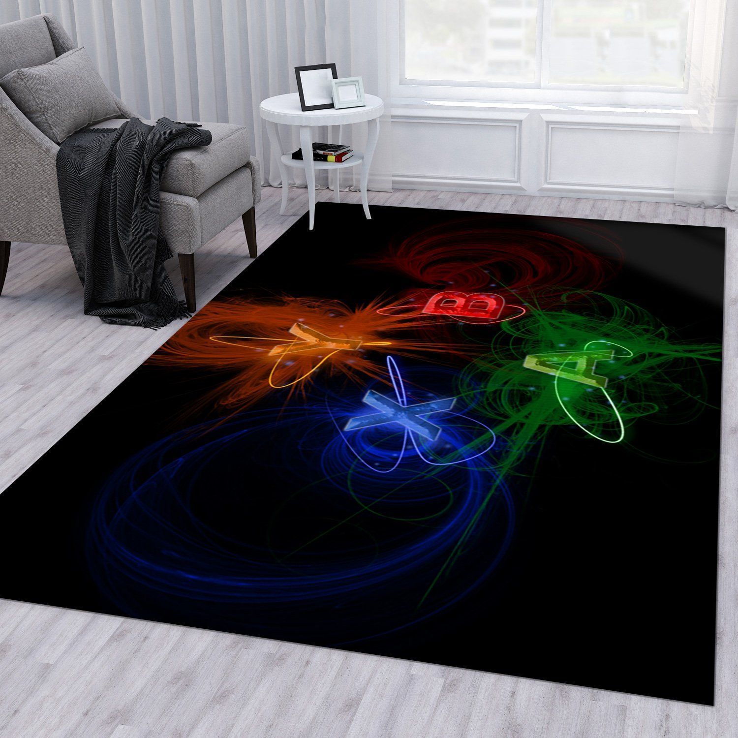 Xbox V28 Rug Living Room Rug US Gift Decor - Indoor Outdoor Rugs