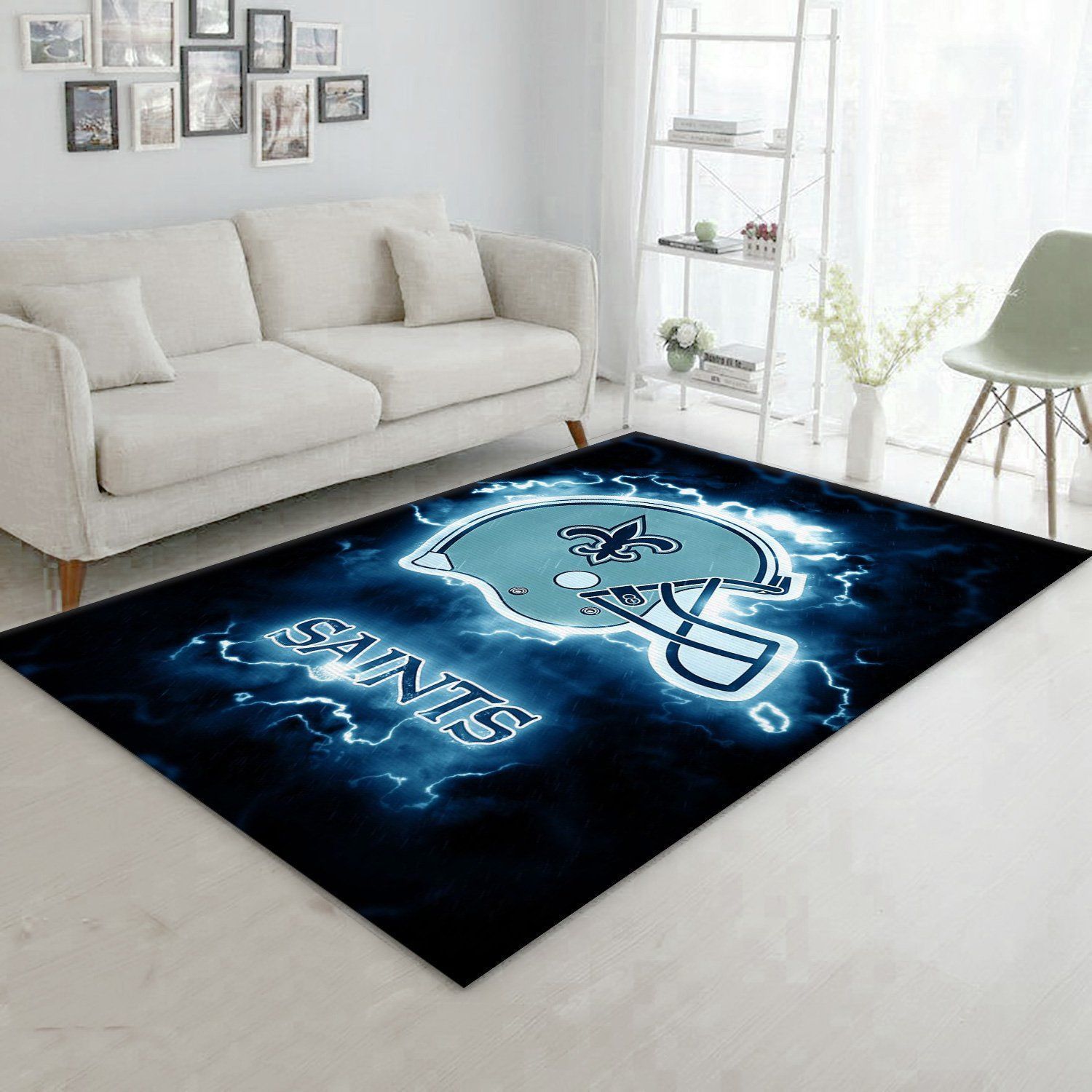 New Orleans Saints NFL Rug Bedroom Rug Home Decor Floor Decor - Indoor Outdoor Rugs