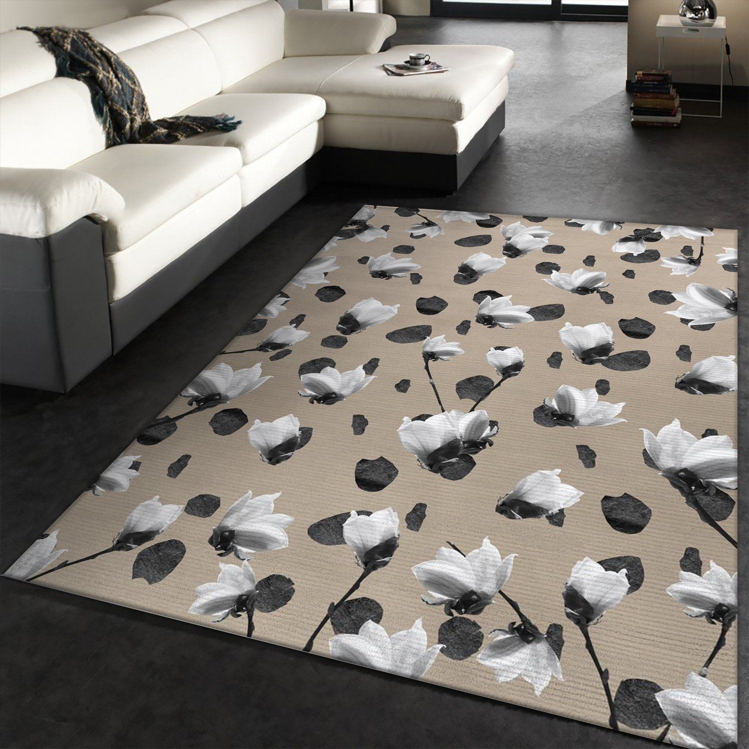 Magnolia Glam 2 Area Rug, Living room and bedroom Rug, Family Gift US Decor - Indoor Outdoor Rugs