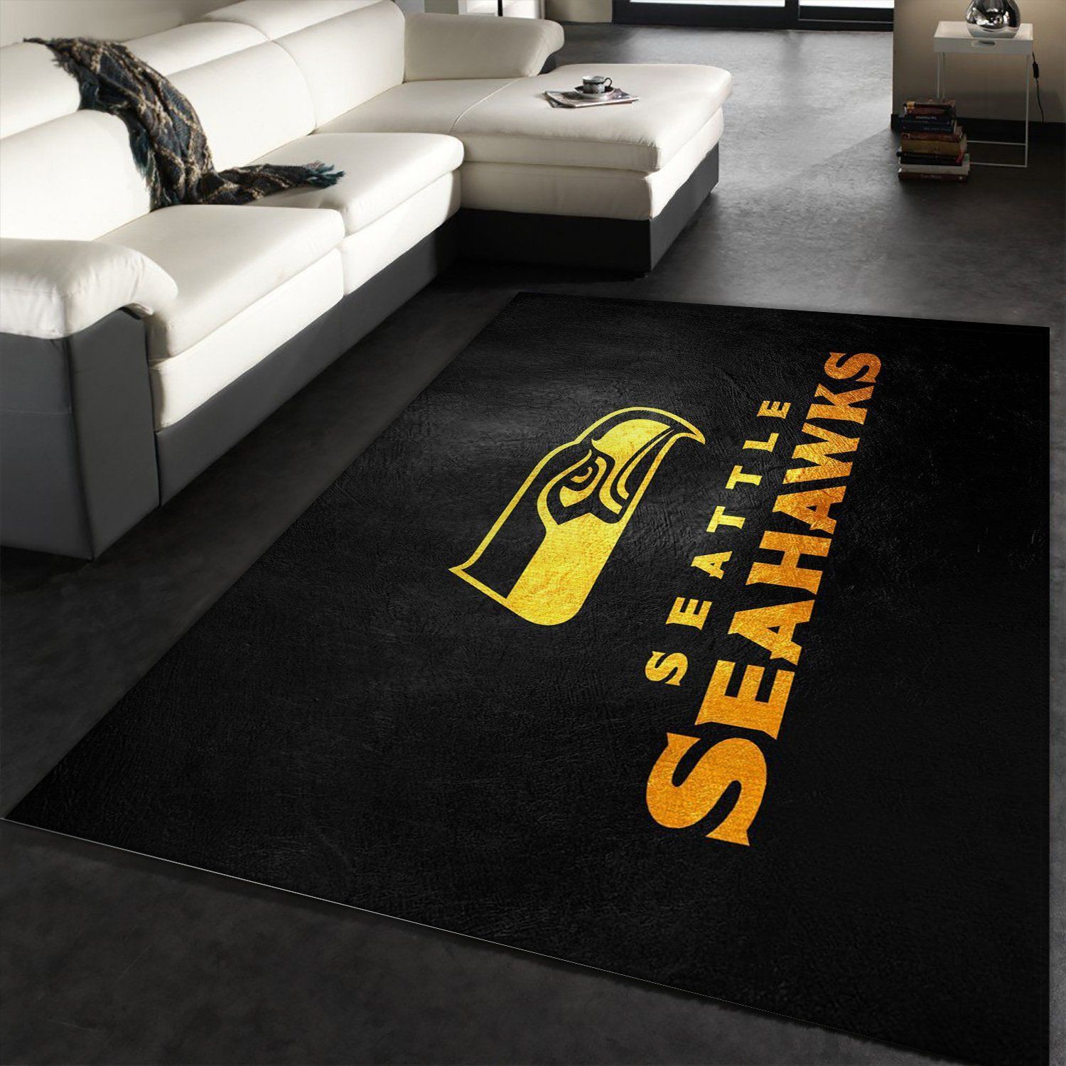 Seattle Seahawks NFL Area Rug For Christmas, Living room and bedroom Rug, Christmas Gift US Decor - Indoor Outdoor Rugs