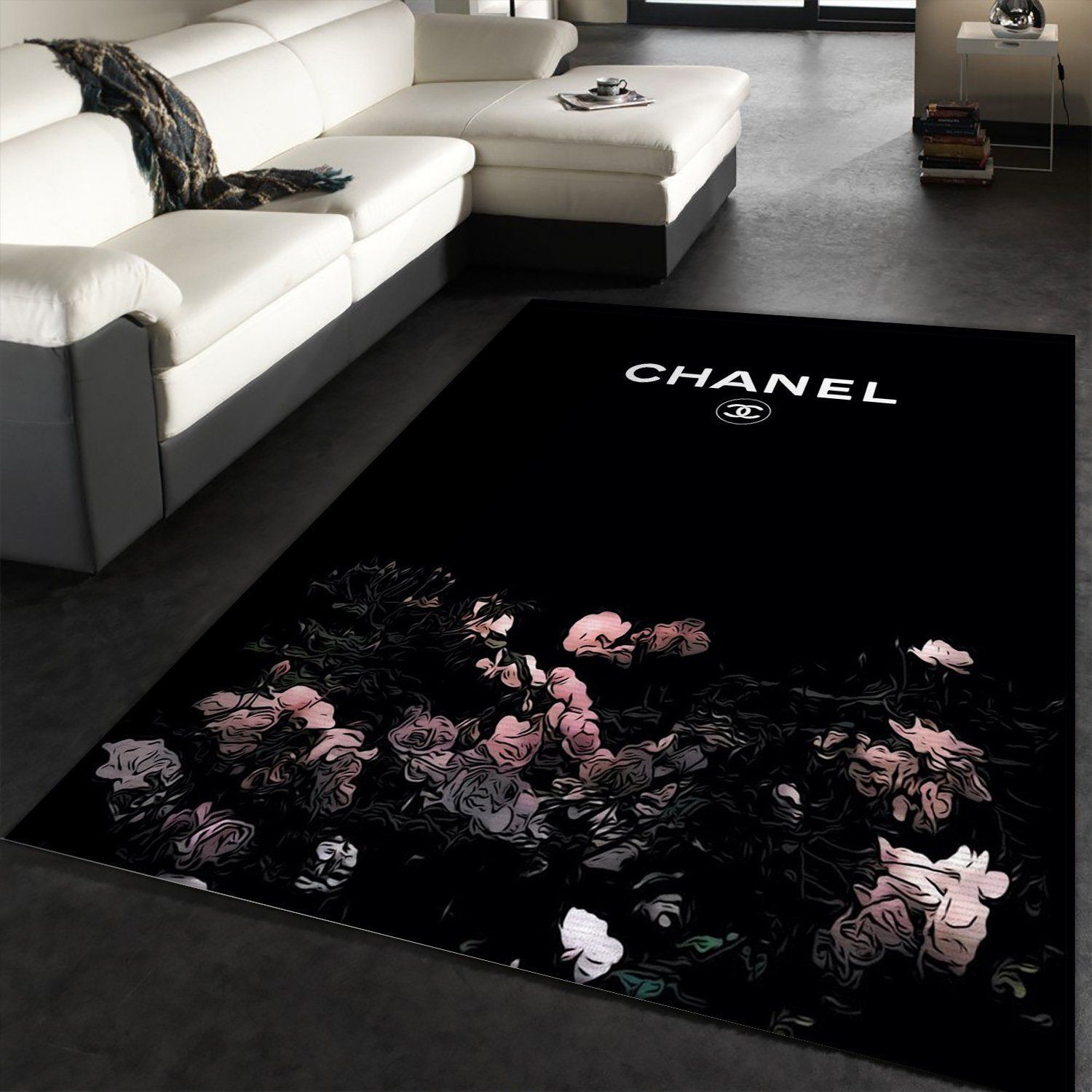 Chanel Area Rugs Living Room Rug Home Decor Floor Decor - Indoor Outdoor Rugs