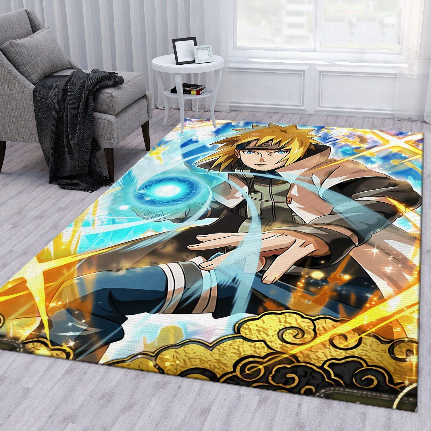 Minato Anime Area Rug Living Room Rug Home US Decor - Indoor Outdoor Rugs