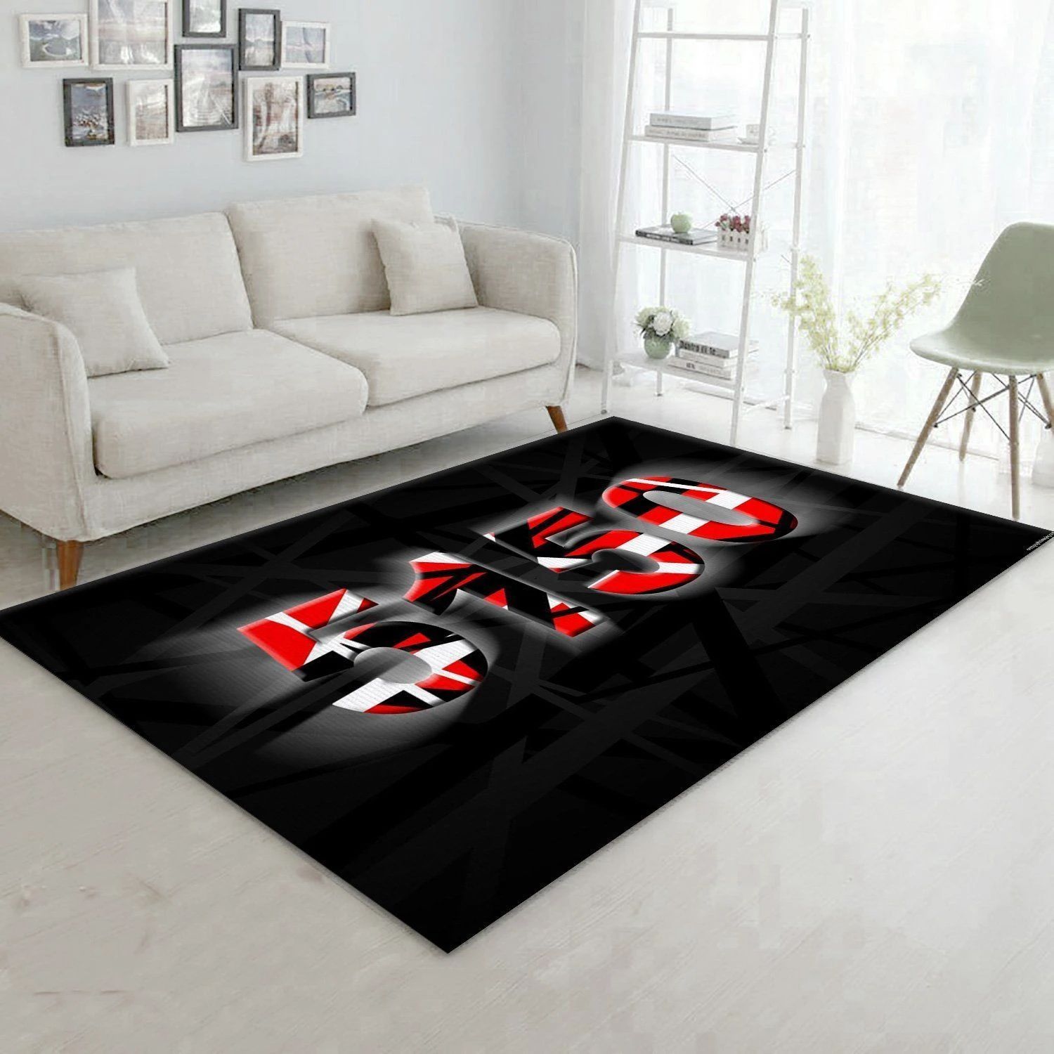 Van Halen Ver1 Music Band Area Rug Living Room Rug Home US Decor - Indoor Outdoor Rugs