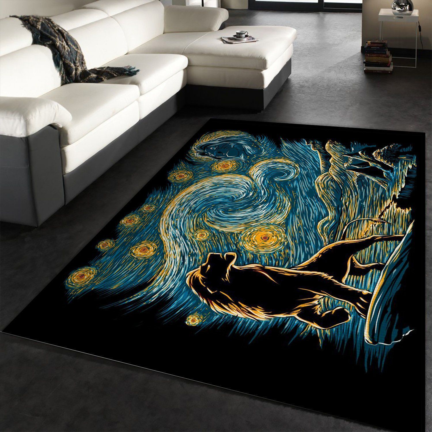 Satrry King Area Rug Carpet, Living room and bedroom Rug, US Gift Decor - Indoor Outdoor Rugs