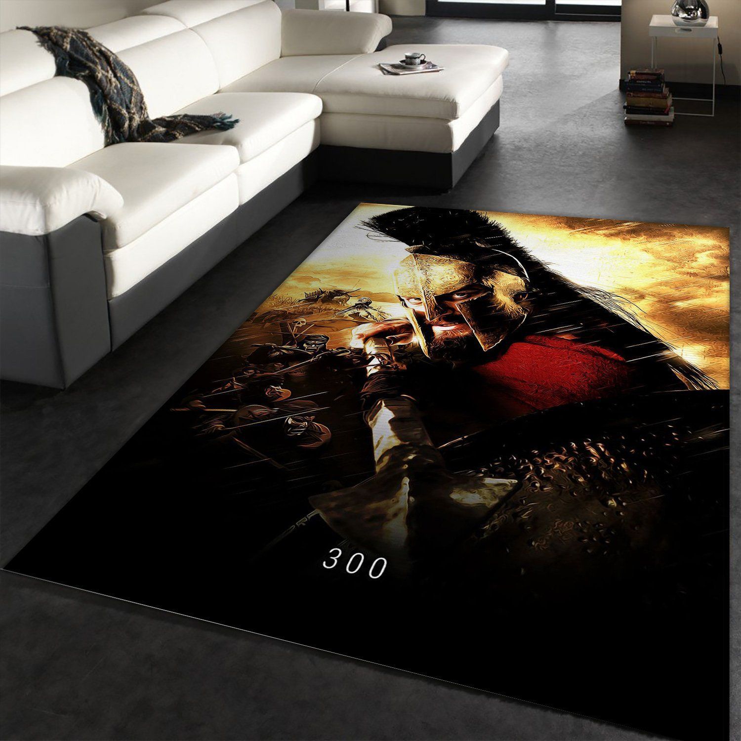 300 Area Rug Movie Rug US Gift Decor - Indoor Outdoor Rugs