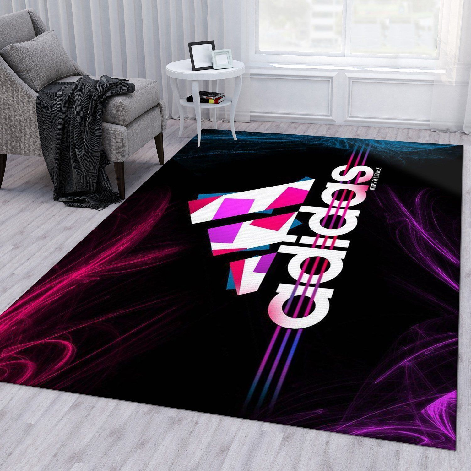 Adidas Rugs Bedroom Rug Family Gift US Decor - Indoor Outdoor Rugs