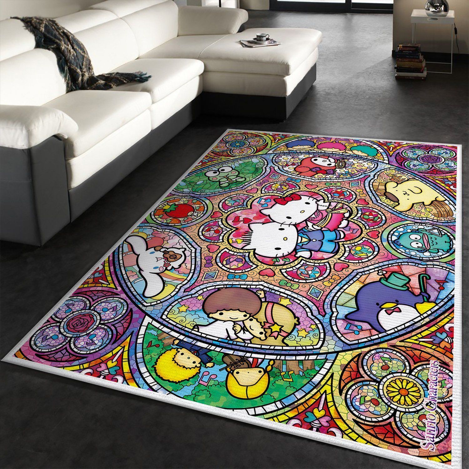 Hello Kitty Area Rug Home Decor Bedroom Living Room Decor Living Room Rugs Floor Decor - Indoor Outdoor Rugs