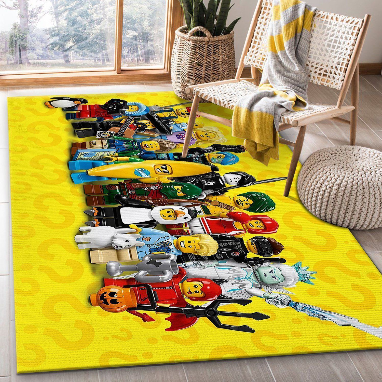 Lego Movies Area Rugs Living Room Carpet Floor Decor The US Decor - Indoor Outdoor Rugs