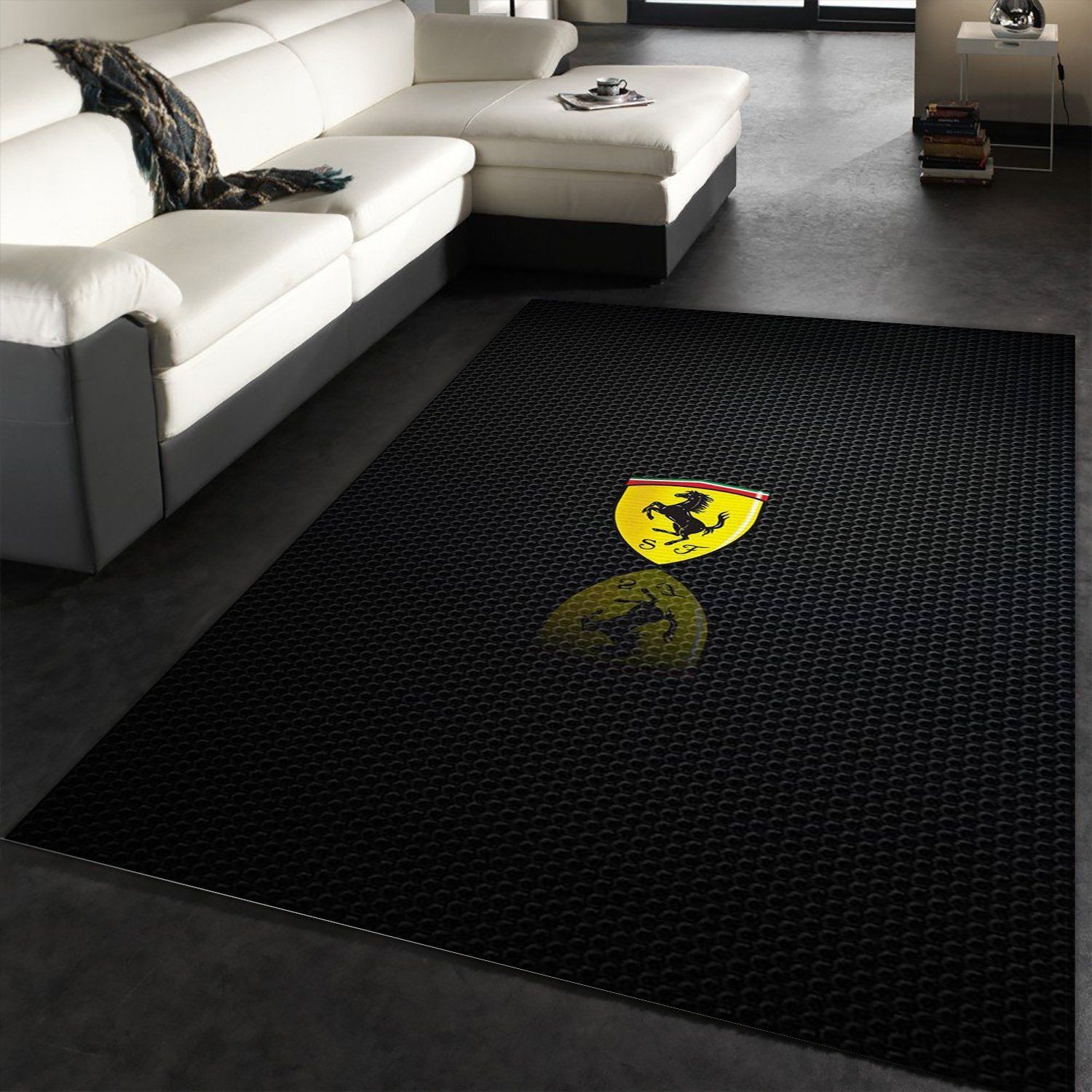 Ferrari Area Rug Bedroom Christmas Gift US Decor - Indoor Outdoor Rugs