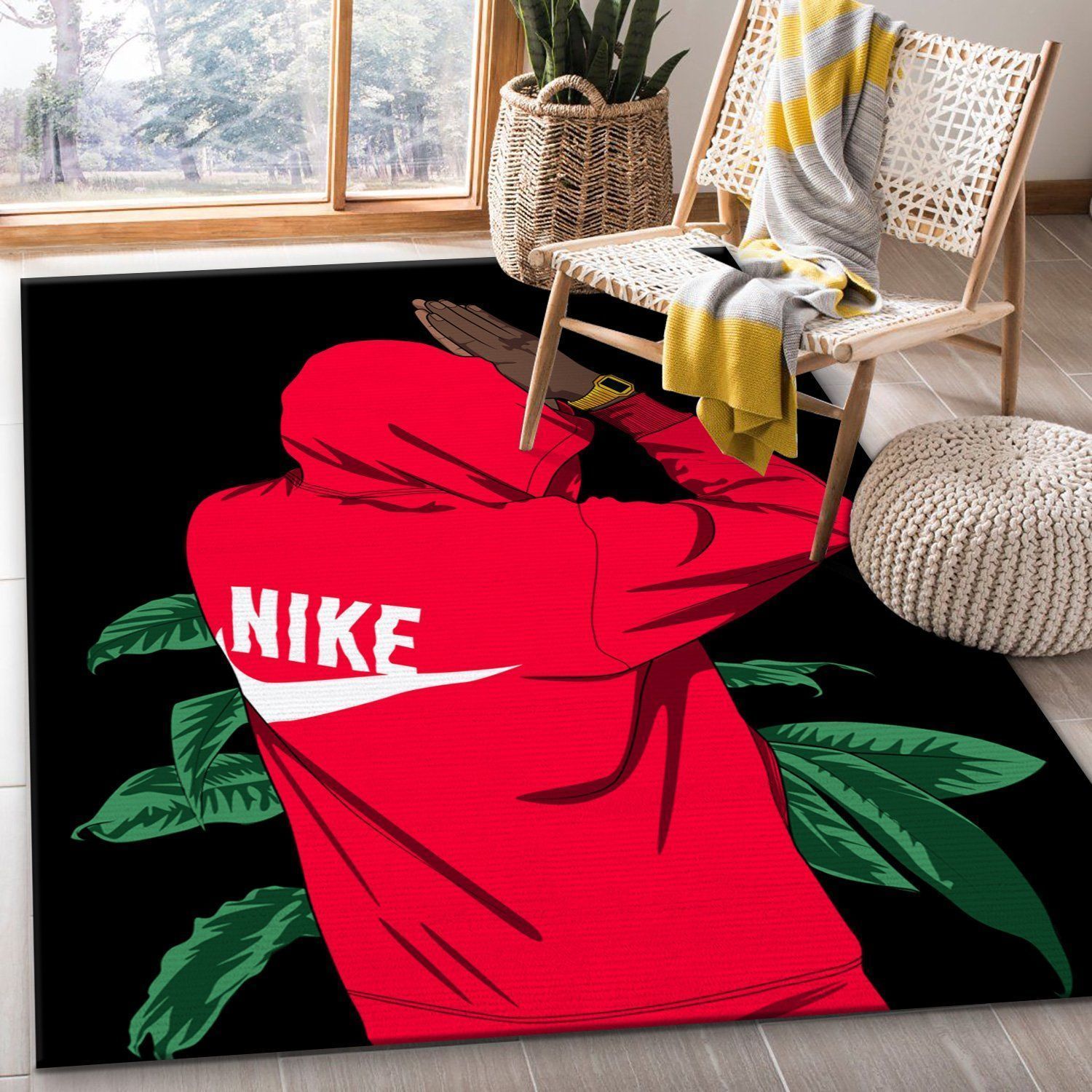 Nike Rug Bedroom Rug Home Decor Floor Decor - Indoor Outdoor Rugs