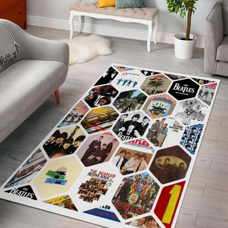 The Beatles V6 Living Rooms Area Rug, Living room and bedroom Rug, Christmas Gift US Decor - Indoor Outdoor Rugs