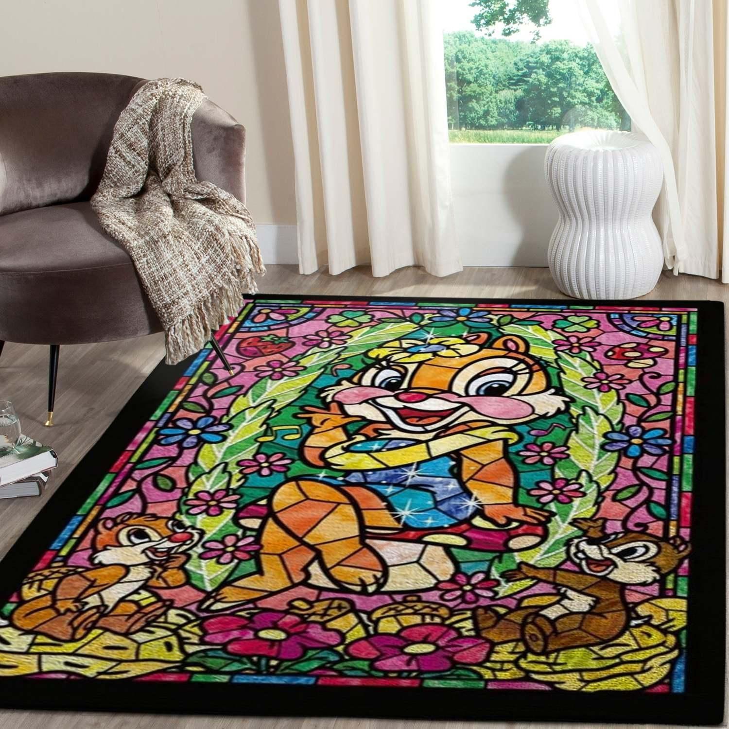 The Chipmunks Disney Living Room Area Rug, Bedroom Rug, Floor Decor - Indoor Outdoor Rugs