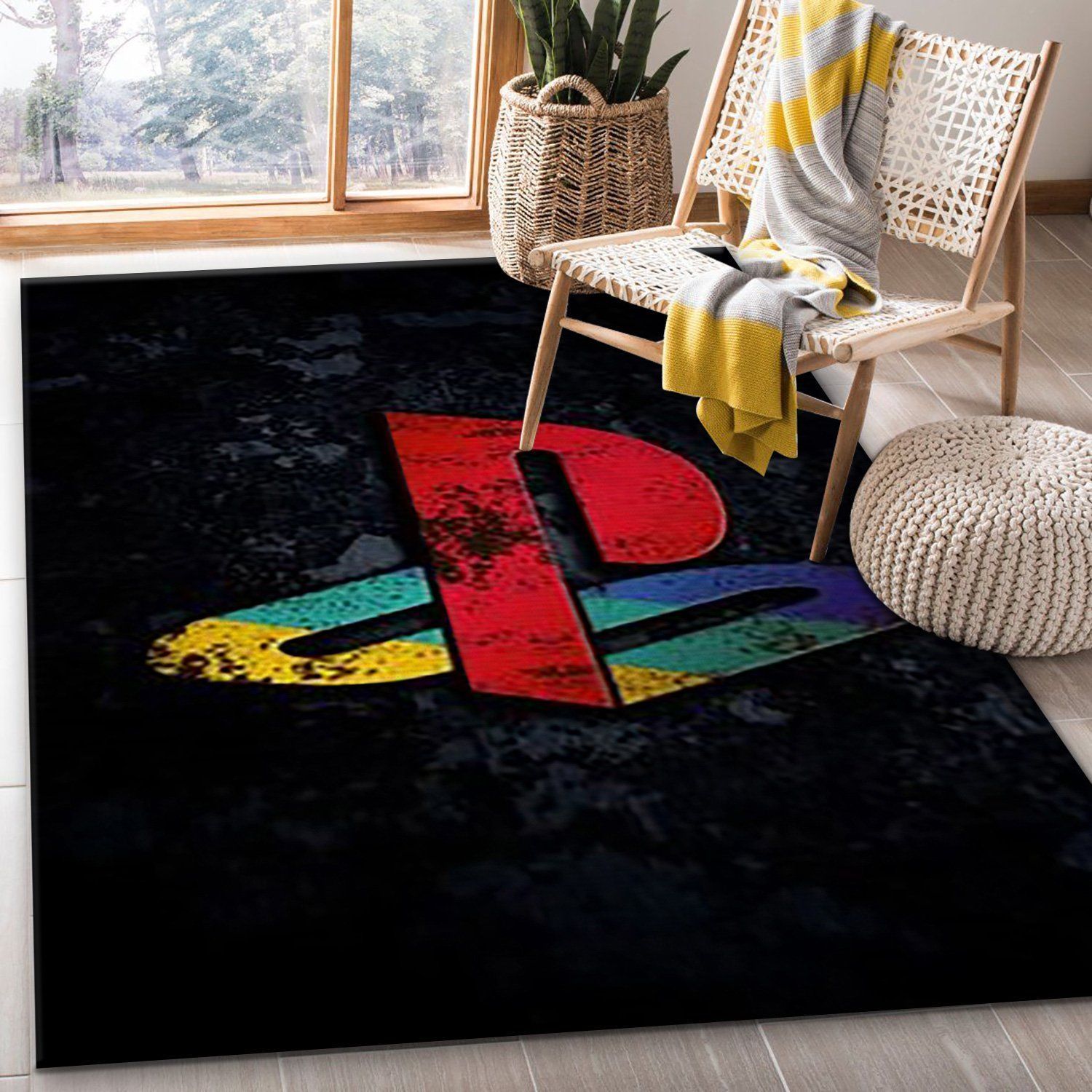 Playstation V55 Rug Bedroom Rug US Gift Decor - Indoor Outdoor Rugs