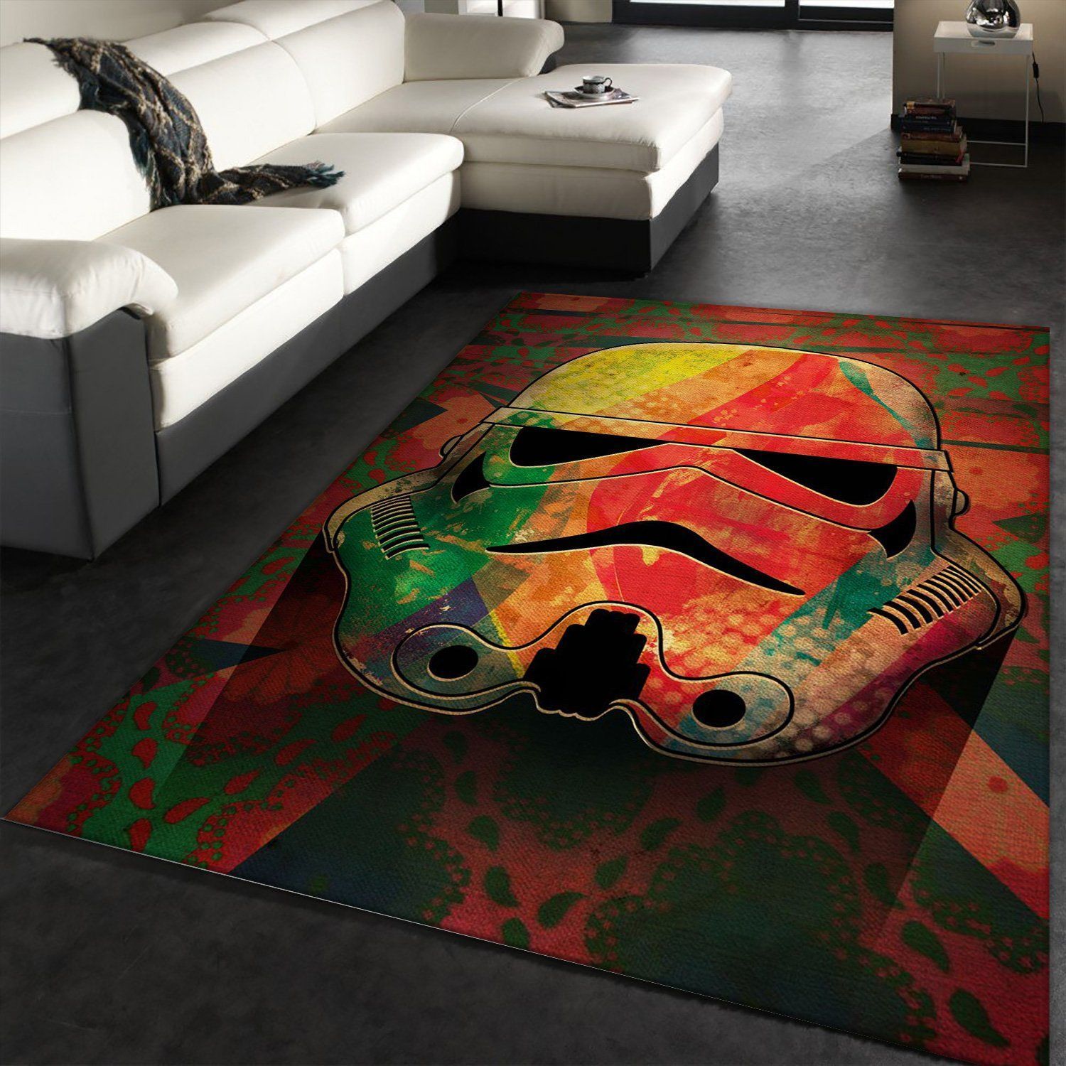 Vibrant Star War Area Rug, Bedroom Rug, Christmas Gift US Decor - Indoor Outdoor Rugs