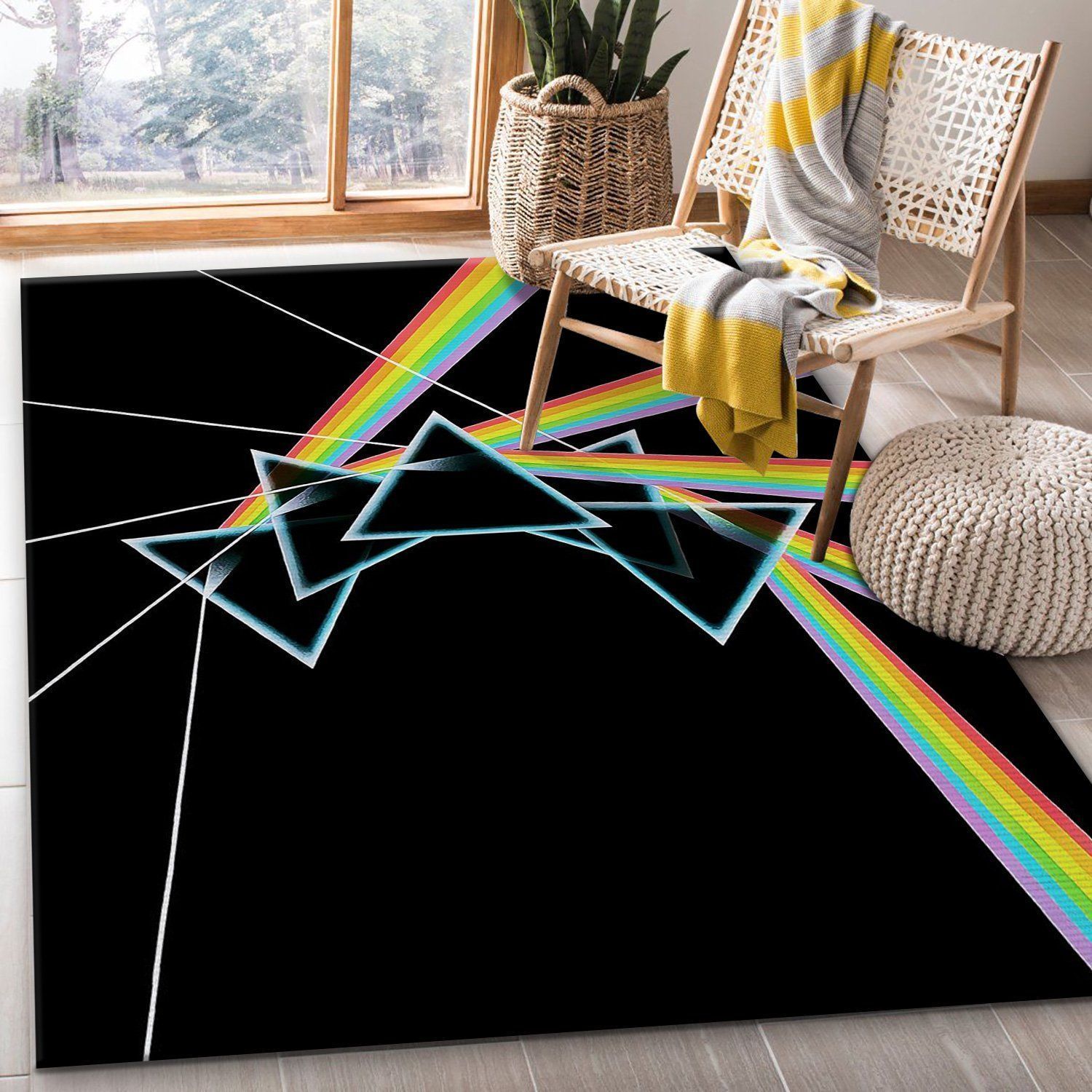 Pink Floyd Rug Living Room Rug Home US Decor - Indoor Outdoor Rugs