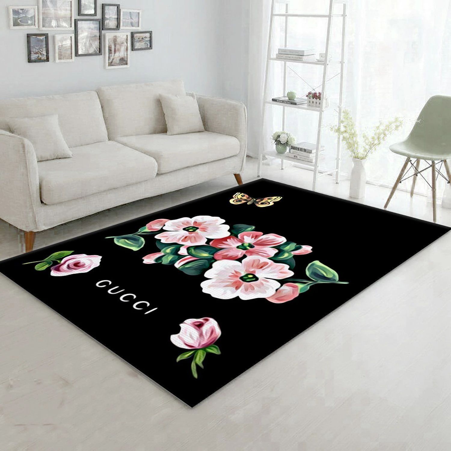 Gucci Screensaver V1 Fashion Brand Rug Living Room Rug US Gift Decor - Indoor Outdoor Rugs