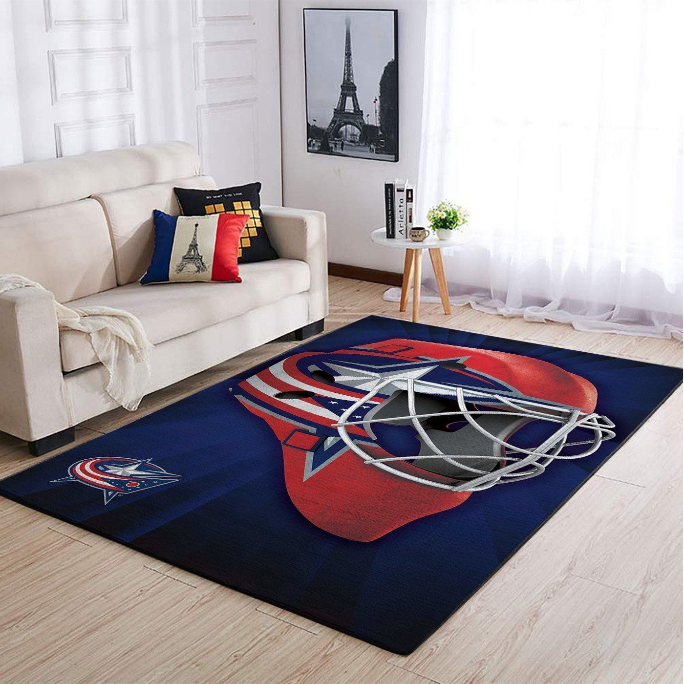 Columbus Blue Jackets Nhl Team Logo Style Nice Gift Home Decor Rectangle Area Rug - Indoor Outdoor Rugs