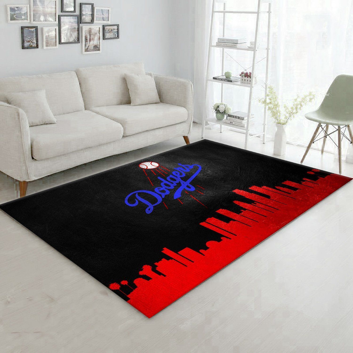 Los Angeles Dodgers Area Rug, Kitchen Rug, Home US Decor - Indoor Outdoor Rugs