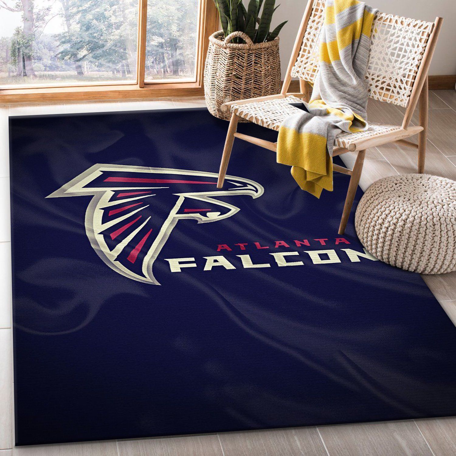 Atlanta Falcons American F Nfl Area Rug Bedroom Rug Home Decor Floor Decor - Indoor Outdoor Rugs