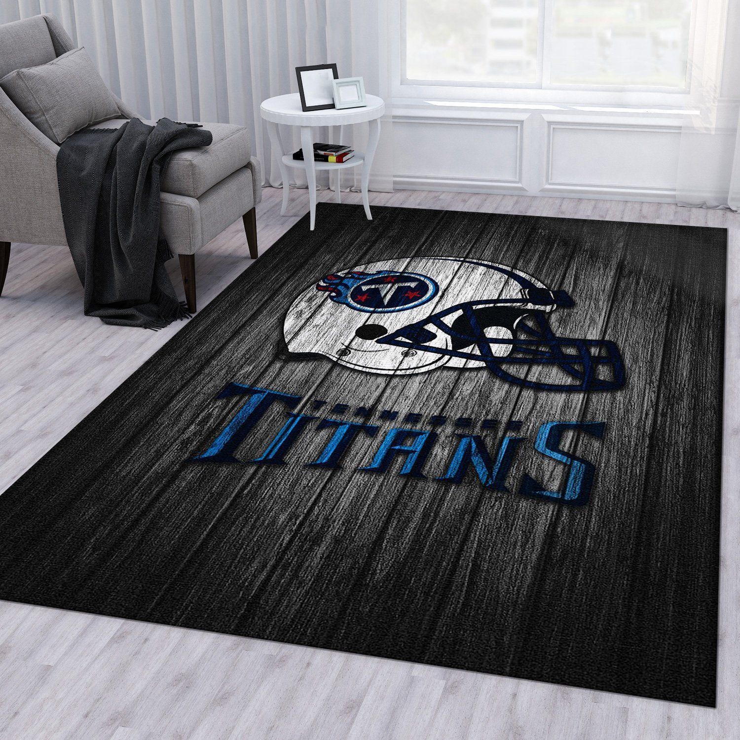 Tennessee Titans Nfl Area Rug Living Room Rug Home Decor Floor Decor - Indoor Outdoor Rugs