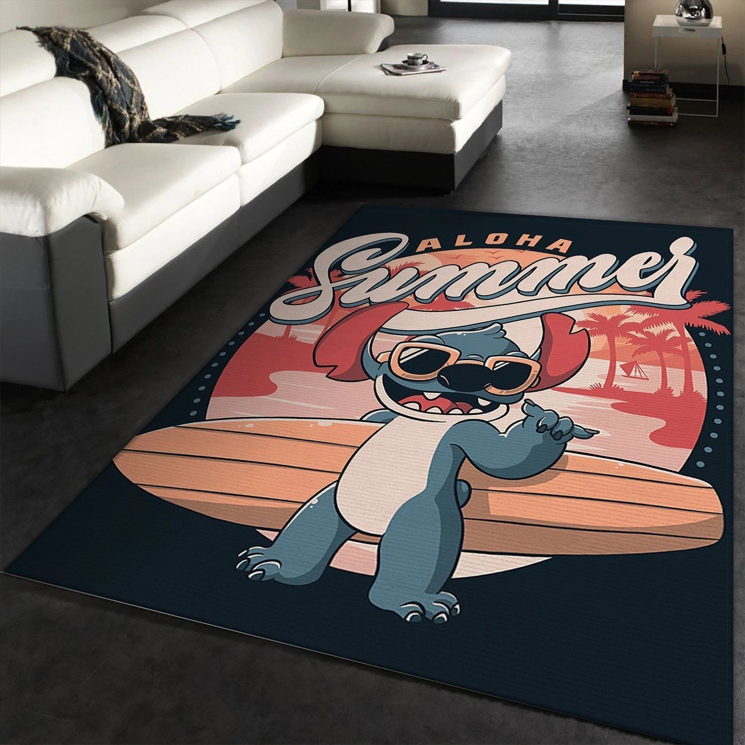 Aloha Summer Movie Area Rug, Living room and bedroom Rug, Home Decor - Indoor Outdoor Rugs