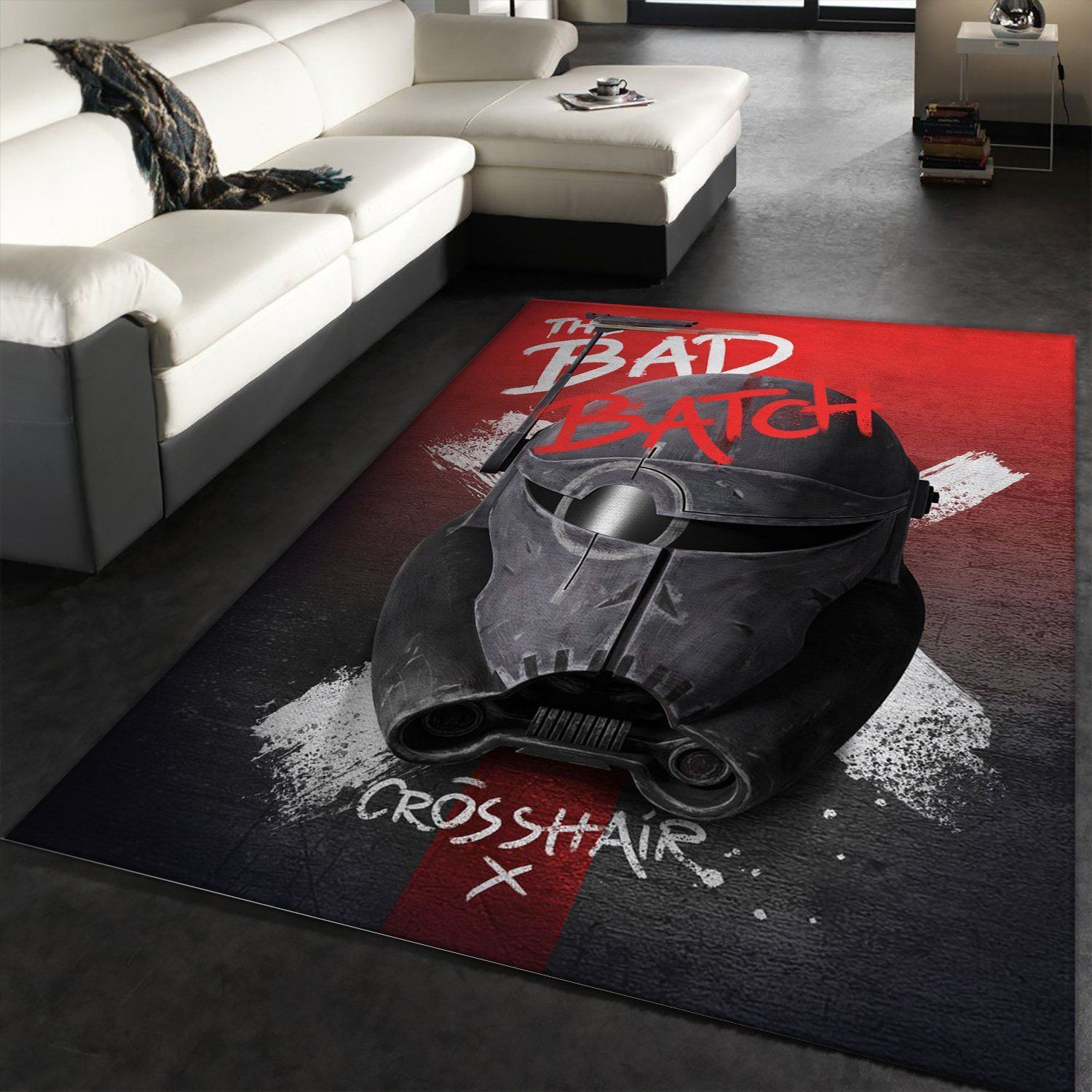 Crosshair Star War Rug, Living Room Rug, Christmas Gift US Decor - Indoor Outdoor Rugs