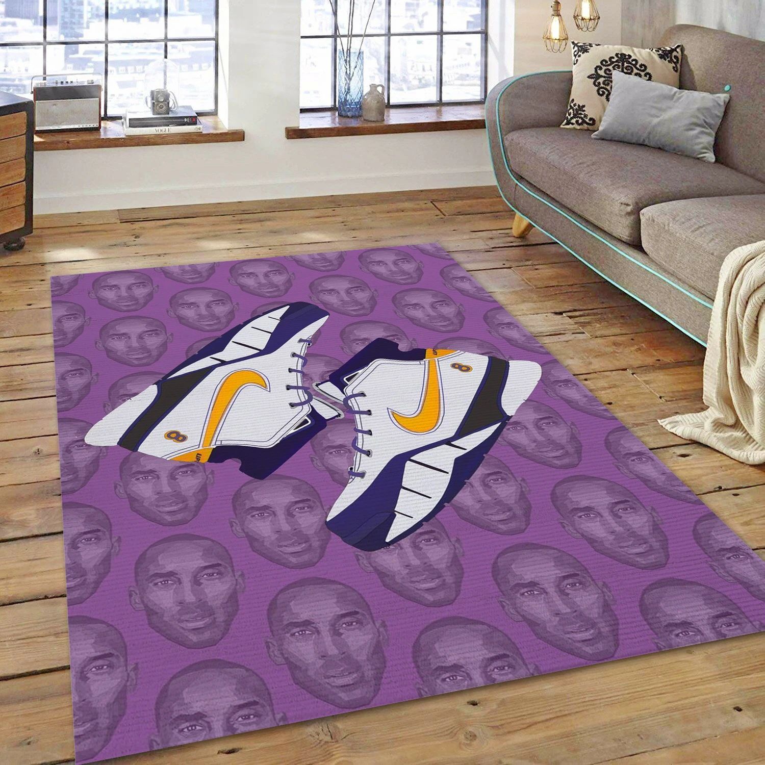 Sport Sneakers Hype Fashion Brand Area Rug, Bedroom Rug - Home US Decor - Indoor Outdoor Rugs