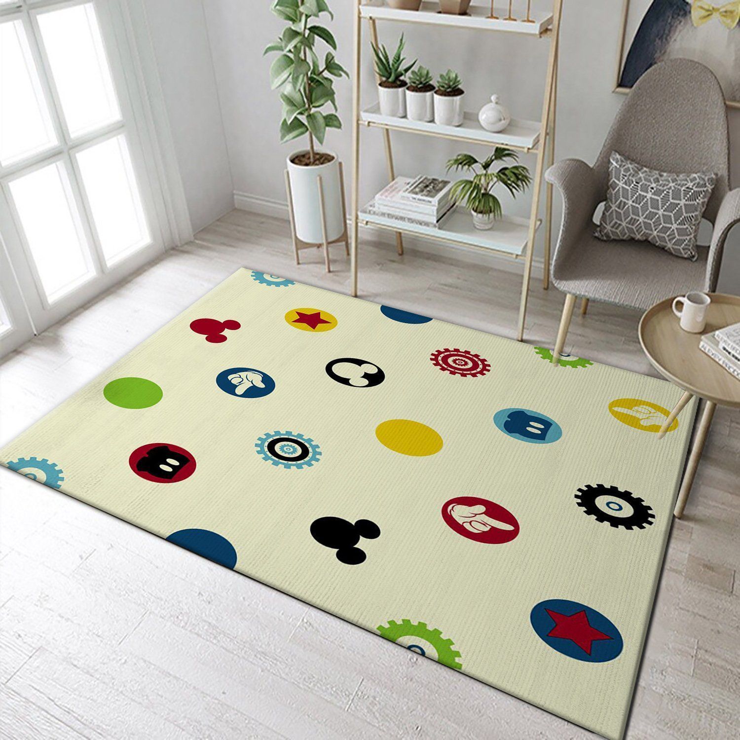 Walt Disney Kids Ii Clubhouse Capers Spot Disney Area Rug, Living room and bedroom Rug, Family Gift US Decor - Indoor Outdoor Rugs