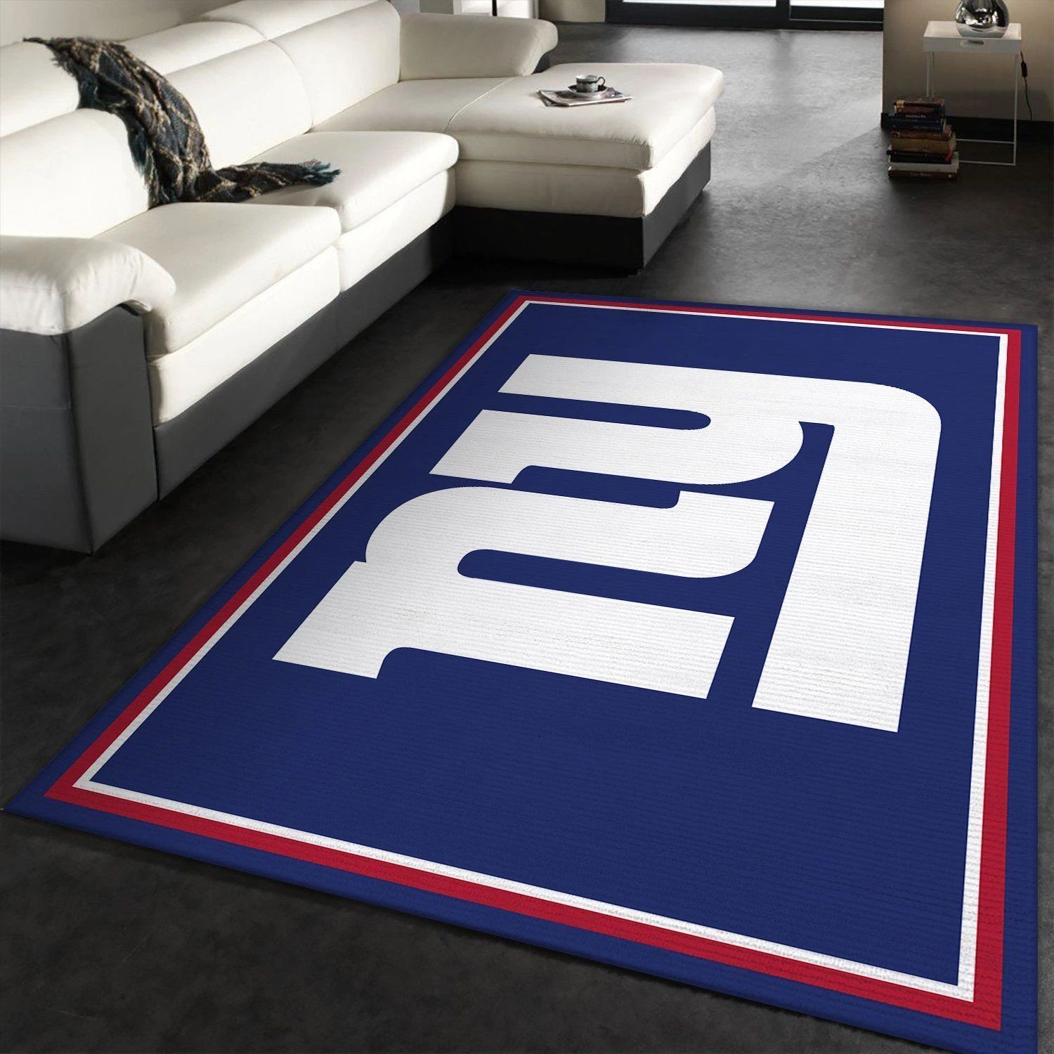 New York Giants rug Football rug Floor Decor The US Decor - Indoor Outdoor Rugs