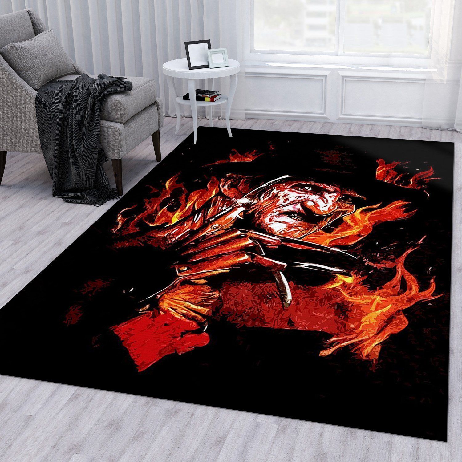 Freedy Krueger Area Rug For Gift Bedroom Rug US Gift Decor - Indoor Outdoor Rugs