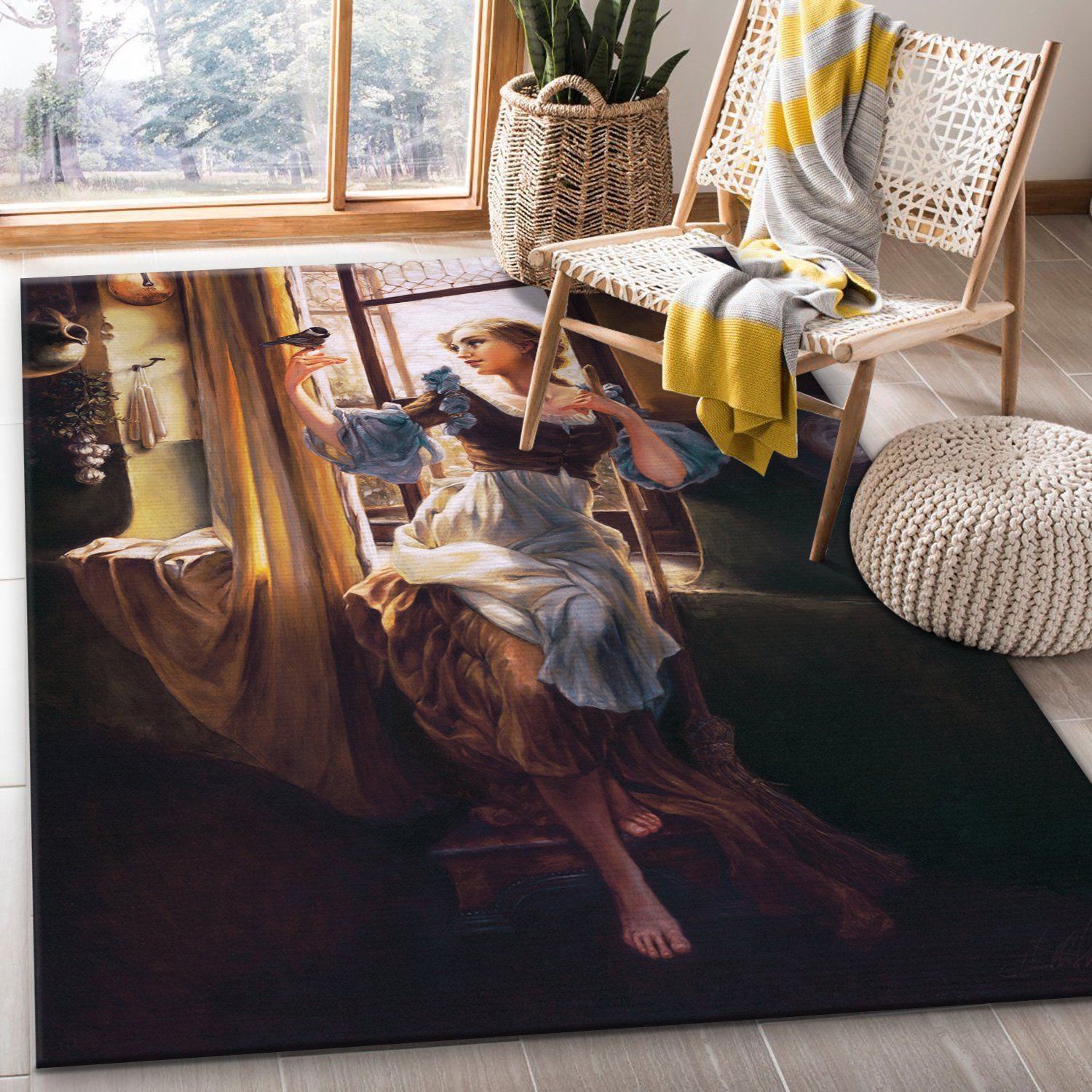 Cinderella New Day Noel Gift Rug Bedroom Rug Home Decor Floor Decor - Indoor Outdoor Rugs