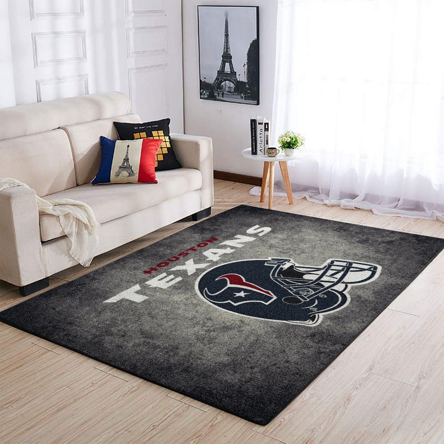 Houston Texans Area Rug Nfl Football Floor Decor - Indoor Outdoor Rugs