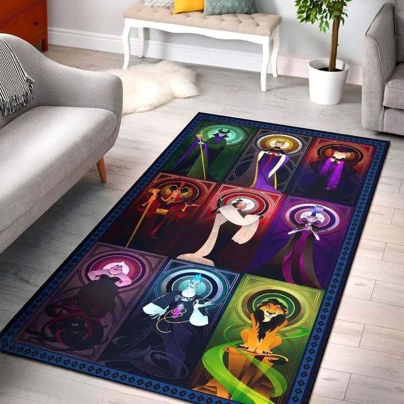 Disney Villains 1 Living Room Area Rug For Christmas, Bedroom Rug, Home Decor - Indoor Outdoor Rugs