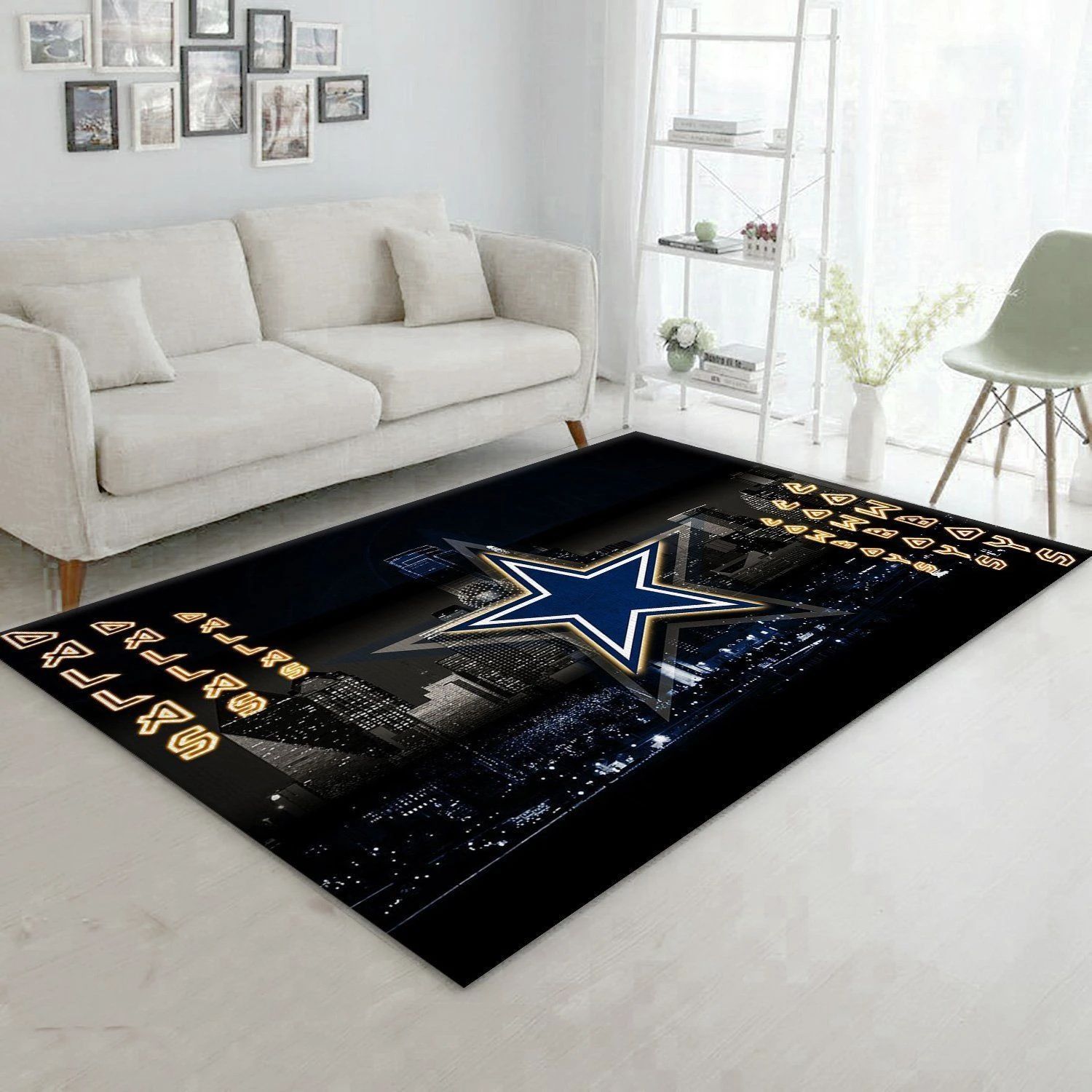 Dallas Cowboys Nfl Area Rug For Christmas Living Room Rug Home Decor Floor Decor - Indoor Outdoor Rugs