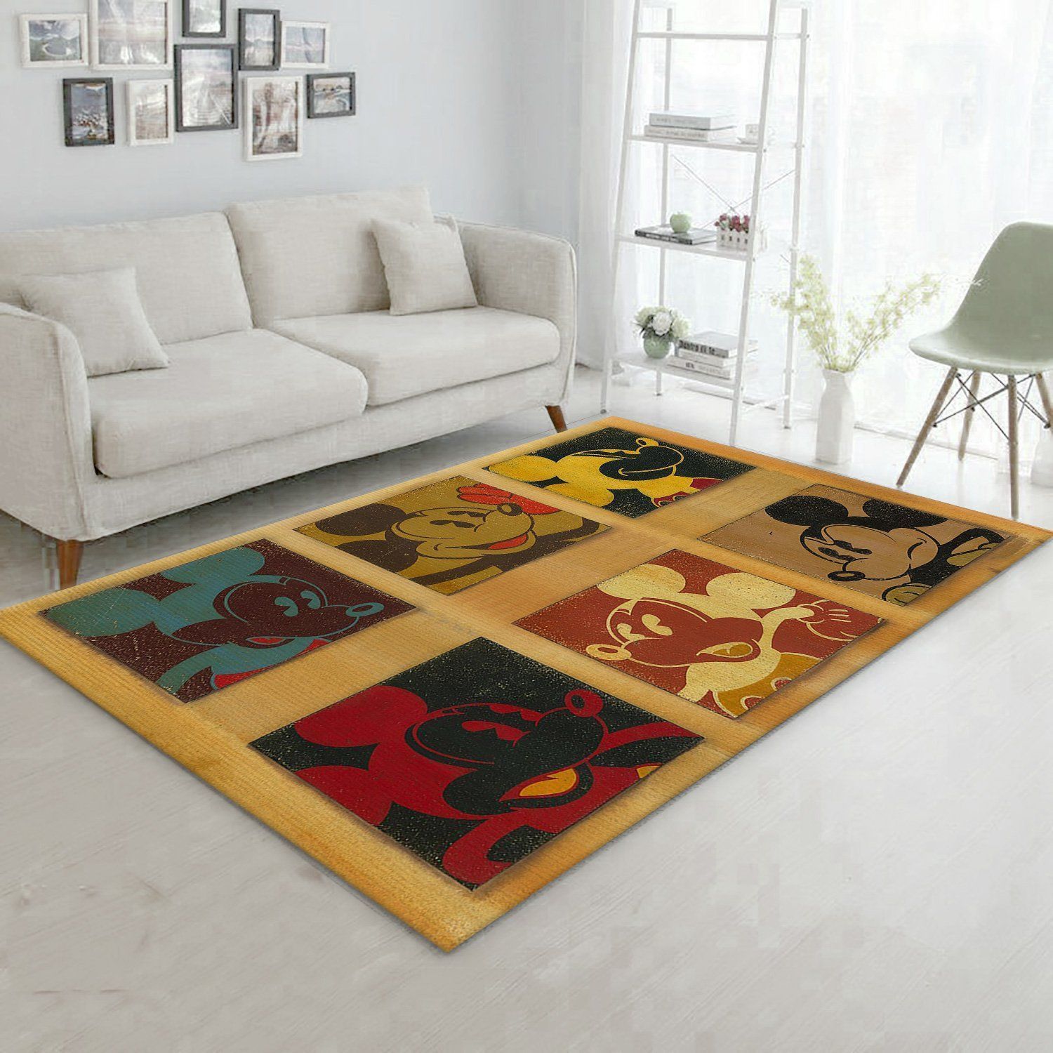 6 Disney Area Rug Living Room Rug Home Decor - Indoor Outdoor Rugs