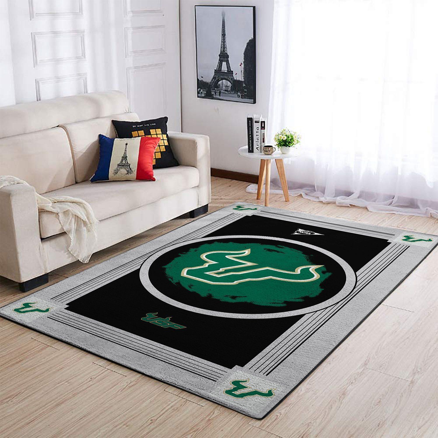 South Florida Bulls Ncaa Team Logo Nice Gift Home Decor Rectangle Area Rug - Indoor Outdoor Rugs