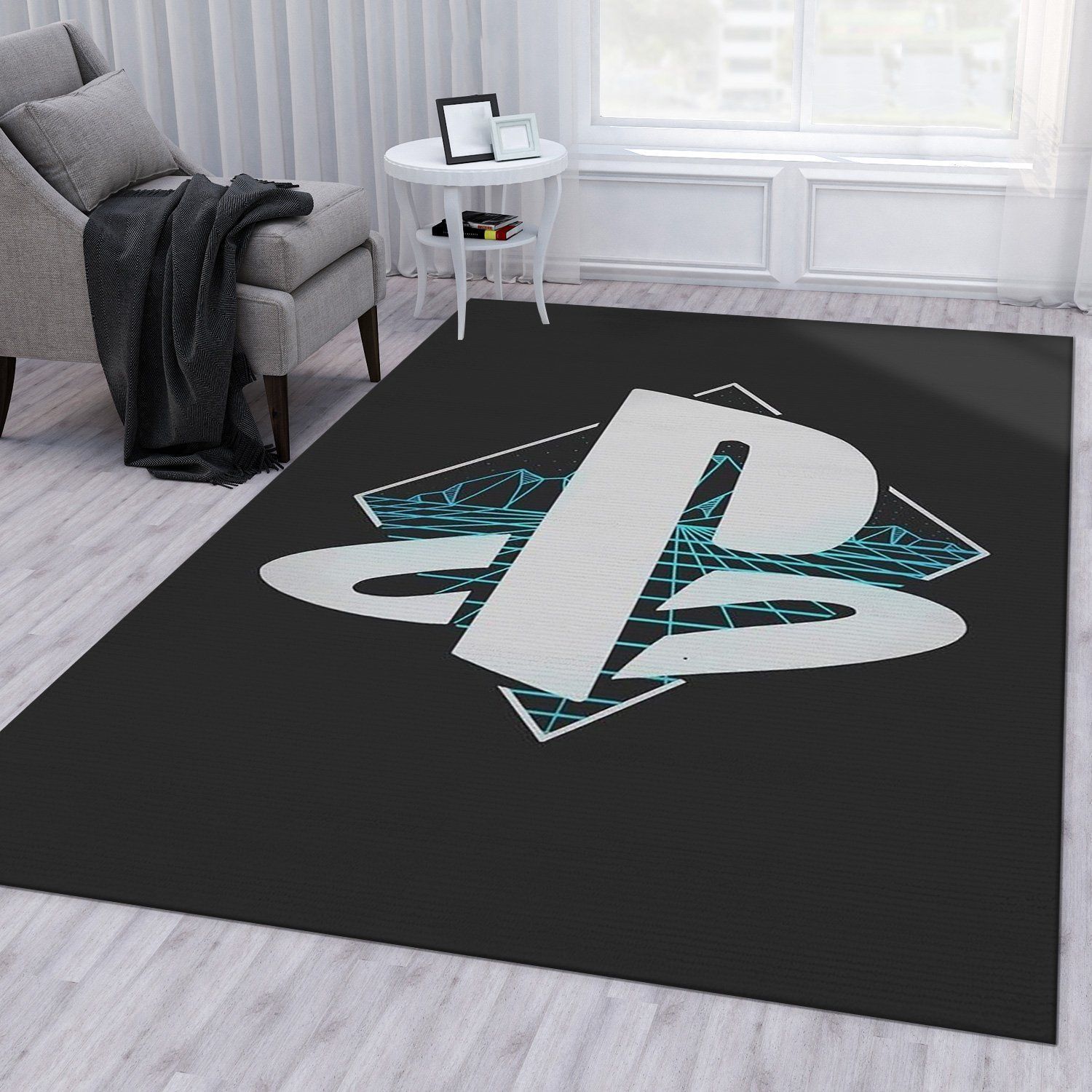 Playstation V48 Area Rug For Gift Living Room Rug US Gift Decor - Indoor Outdoor Rugs