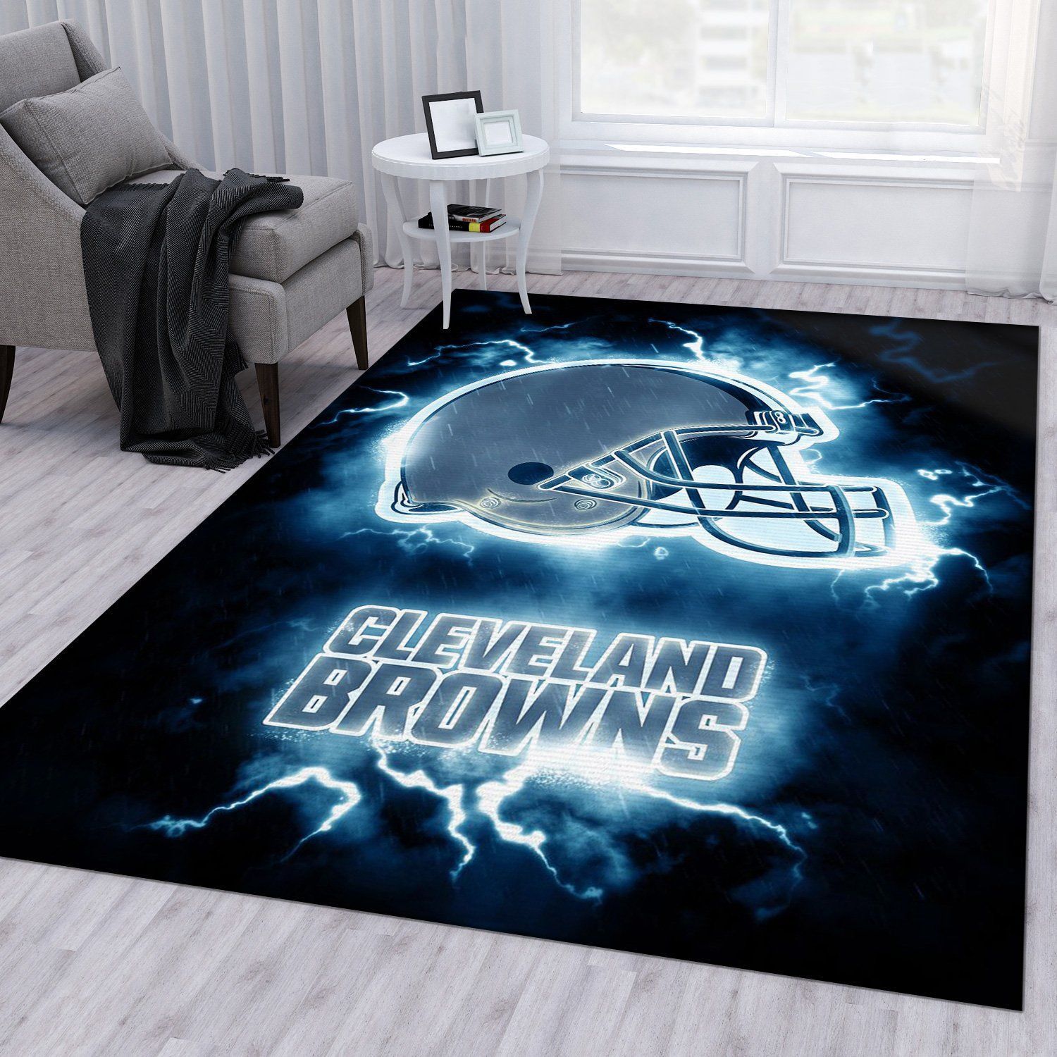 Cleveland Browns NFL Area Rug Living Room Rug Christmas Gift US Decor - Indoor Outdoor Rugs