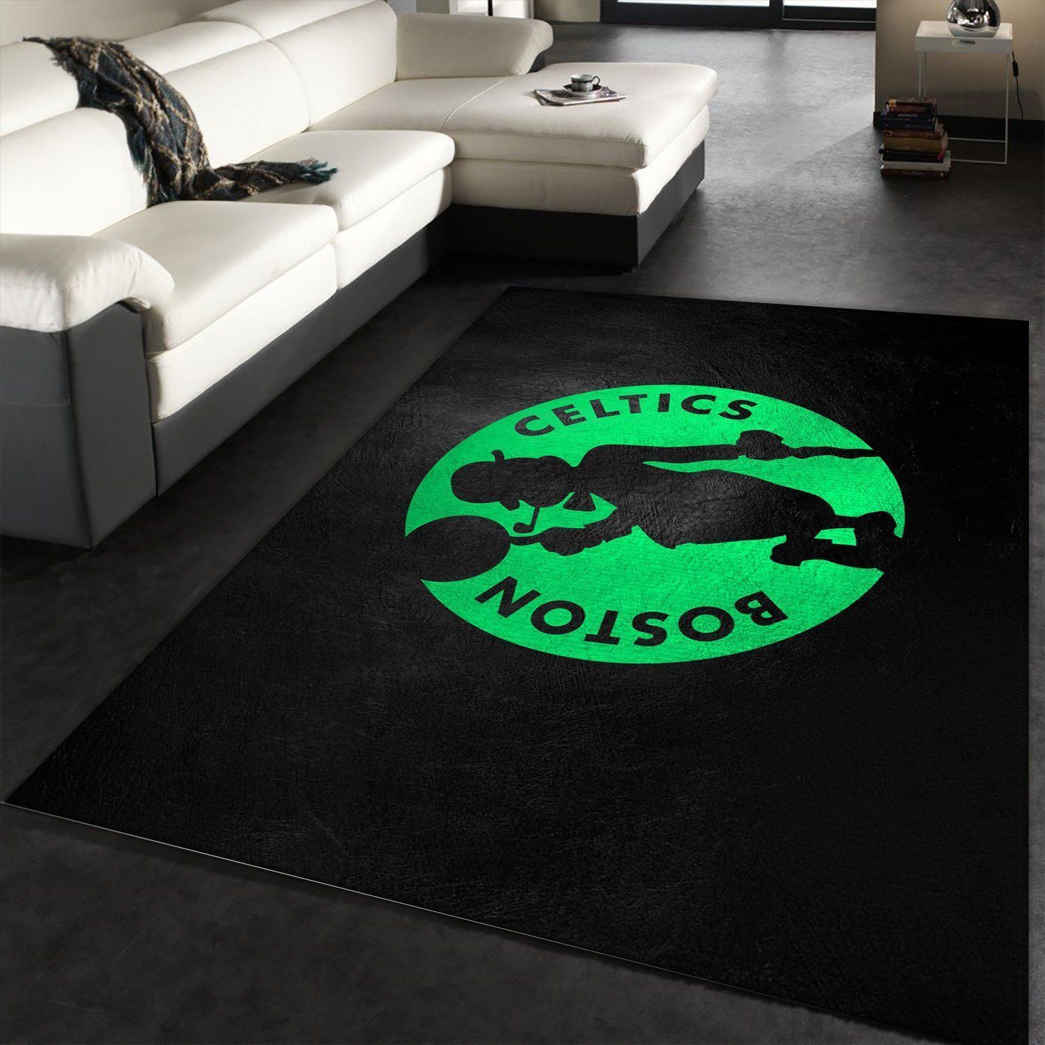 Boston Celtics Area Rug For Christmas, Kitchen Rug, Christmas Gift US Decor - Indoor Outdoor Rugs