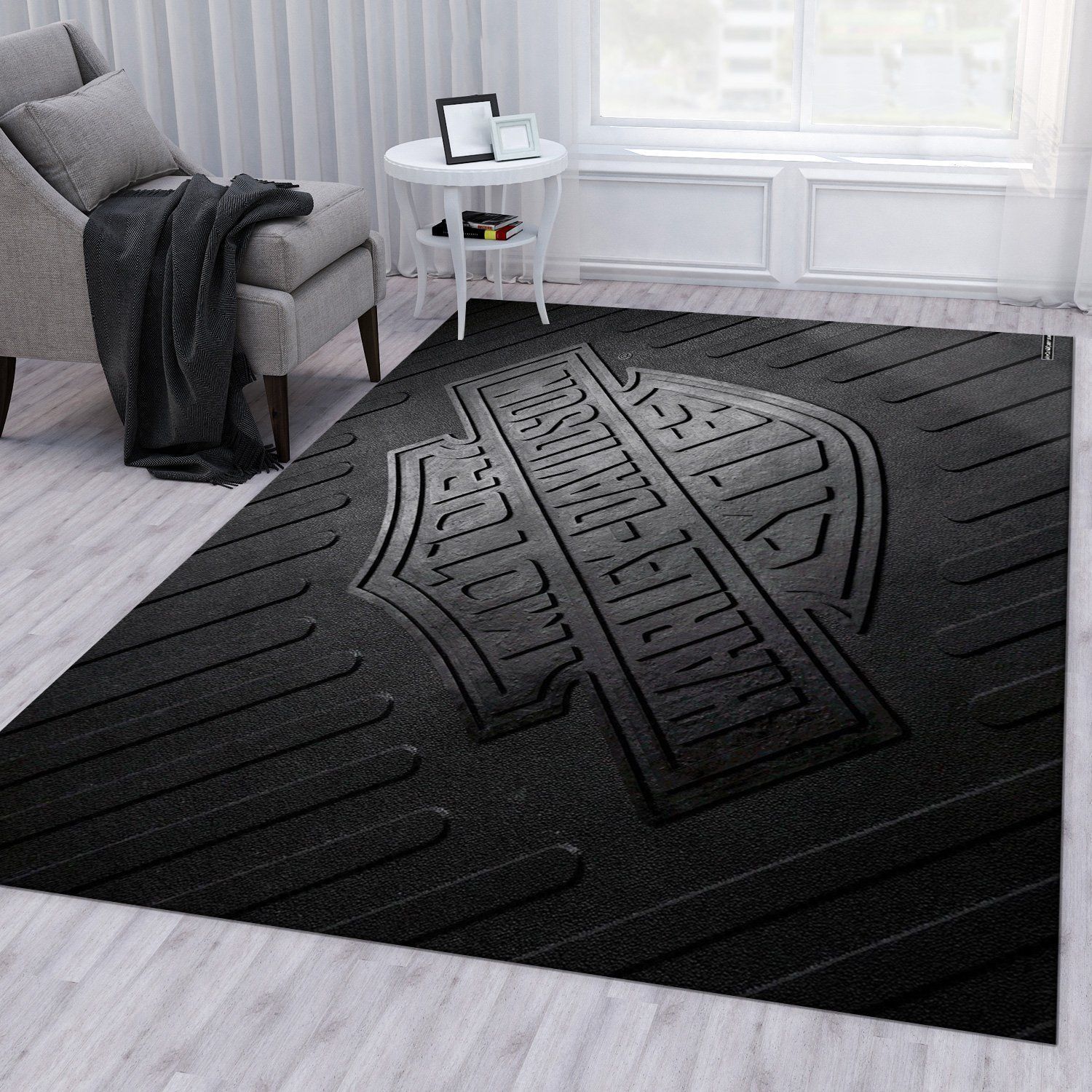 Harley Davidson Ver15 Rug Living Room Rug Home Decor Floor Decor - Indoor Outdoor Rugs