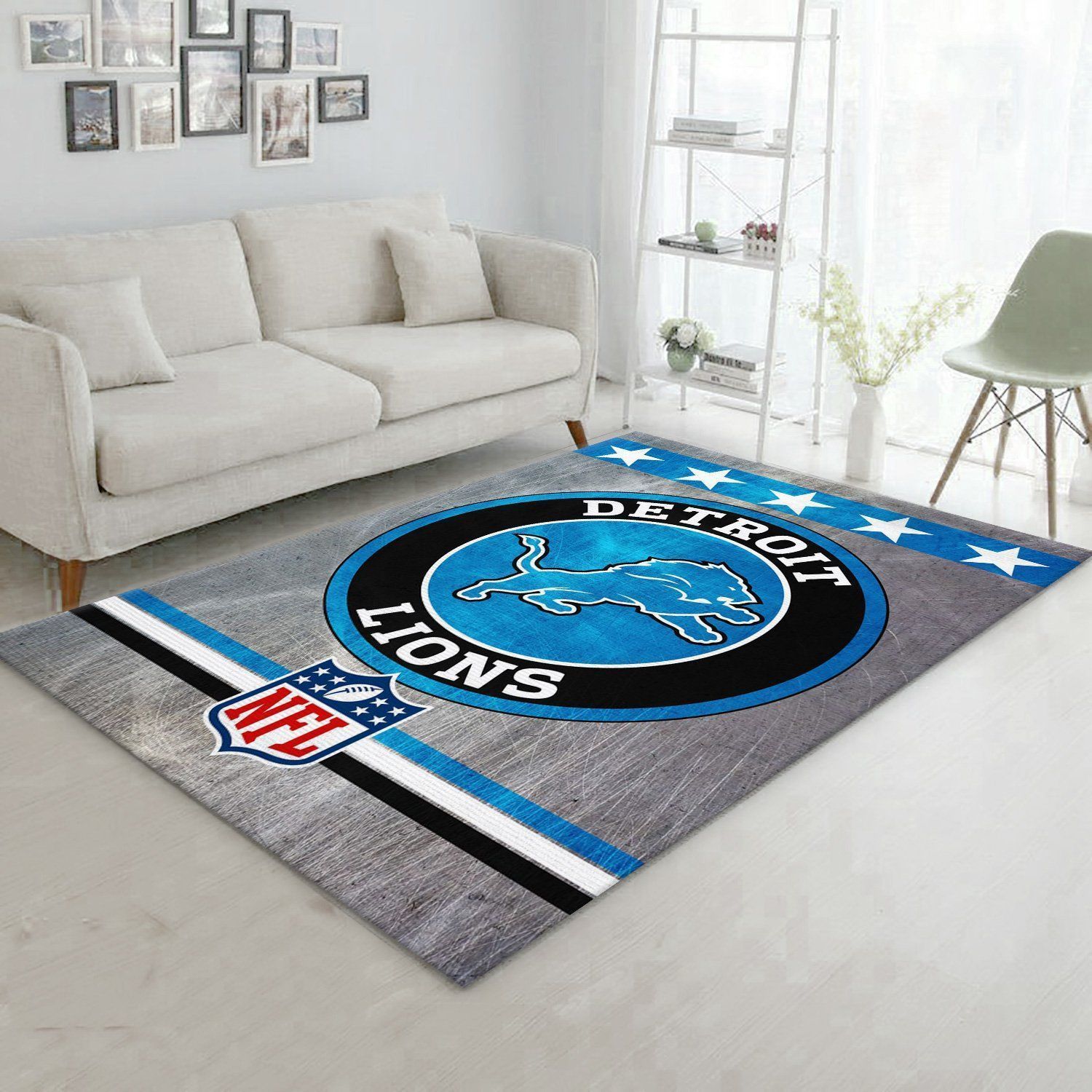 Detroit Lions Nfl Rug Bedroom Rug Home US Decor - Indoor Outdoor Rugs