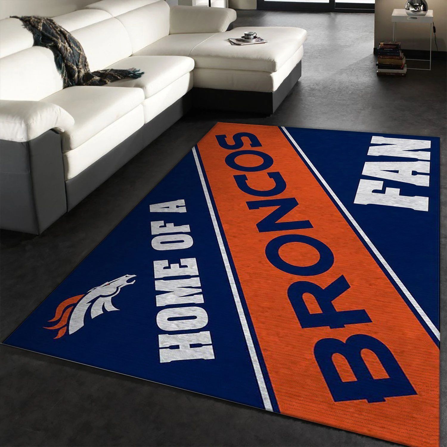 Denver Broncos Team NFL Area Rug, Kitchen Rug, Christmas Gift US Decor - Indoor Outdoor Rugs