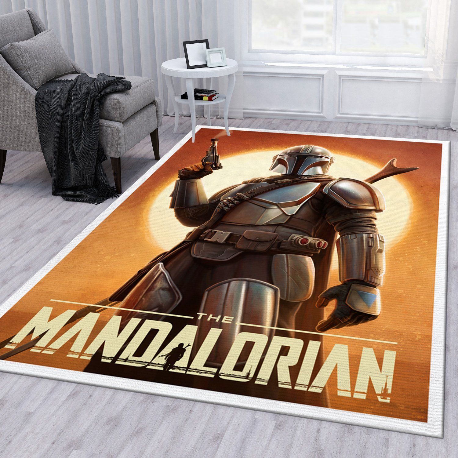 Mandalorian Baby Yoda Ver19 Christmas Gift Rug Living Room Rug US Gift Decor - Indoor Outdoor Rugs