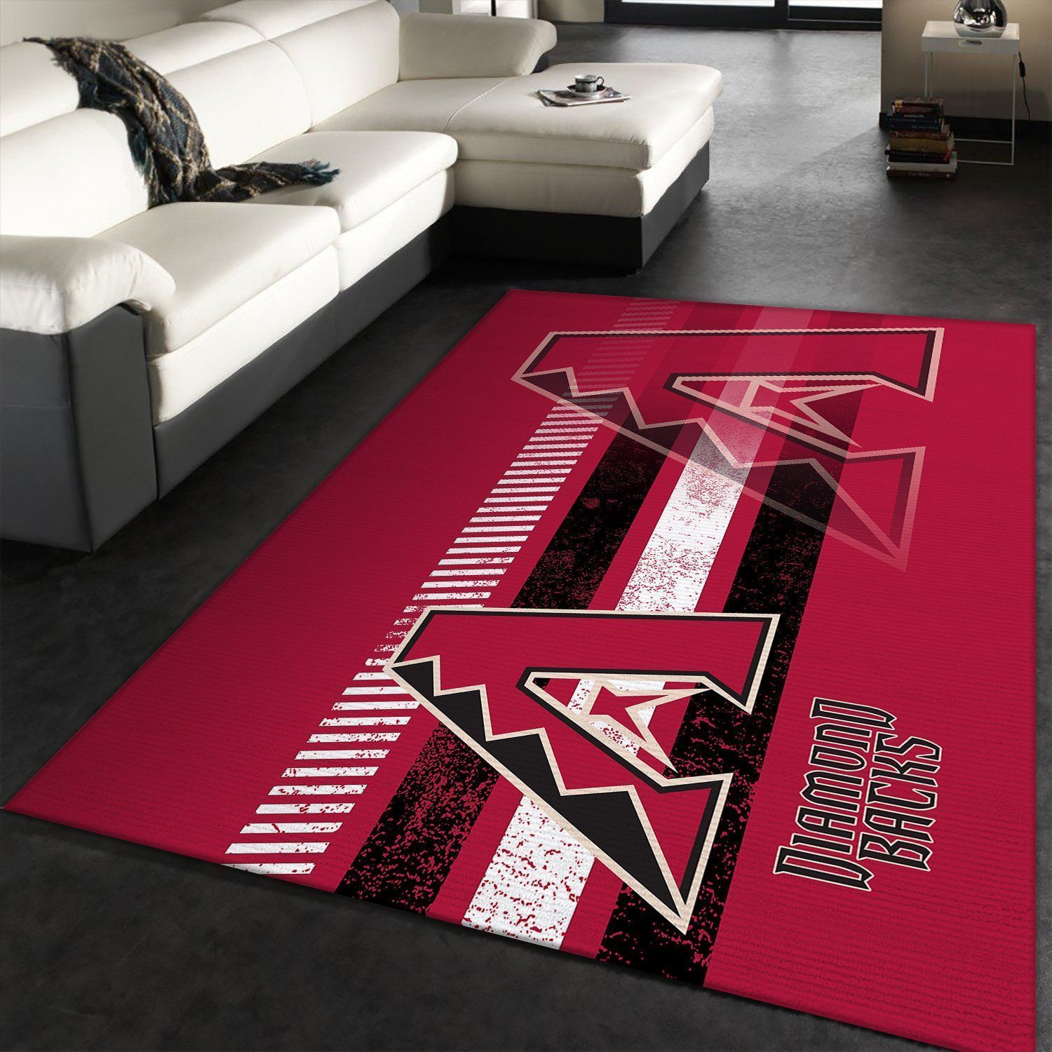 Arizona Diamondbacks Mlb Rug Room Carpet Sport Custom Area Floor Home Decor - Indoor Outdoor Rugs