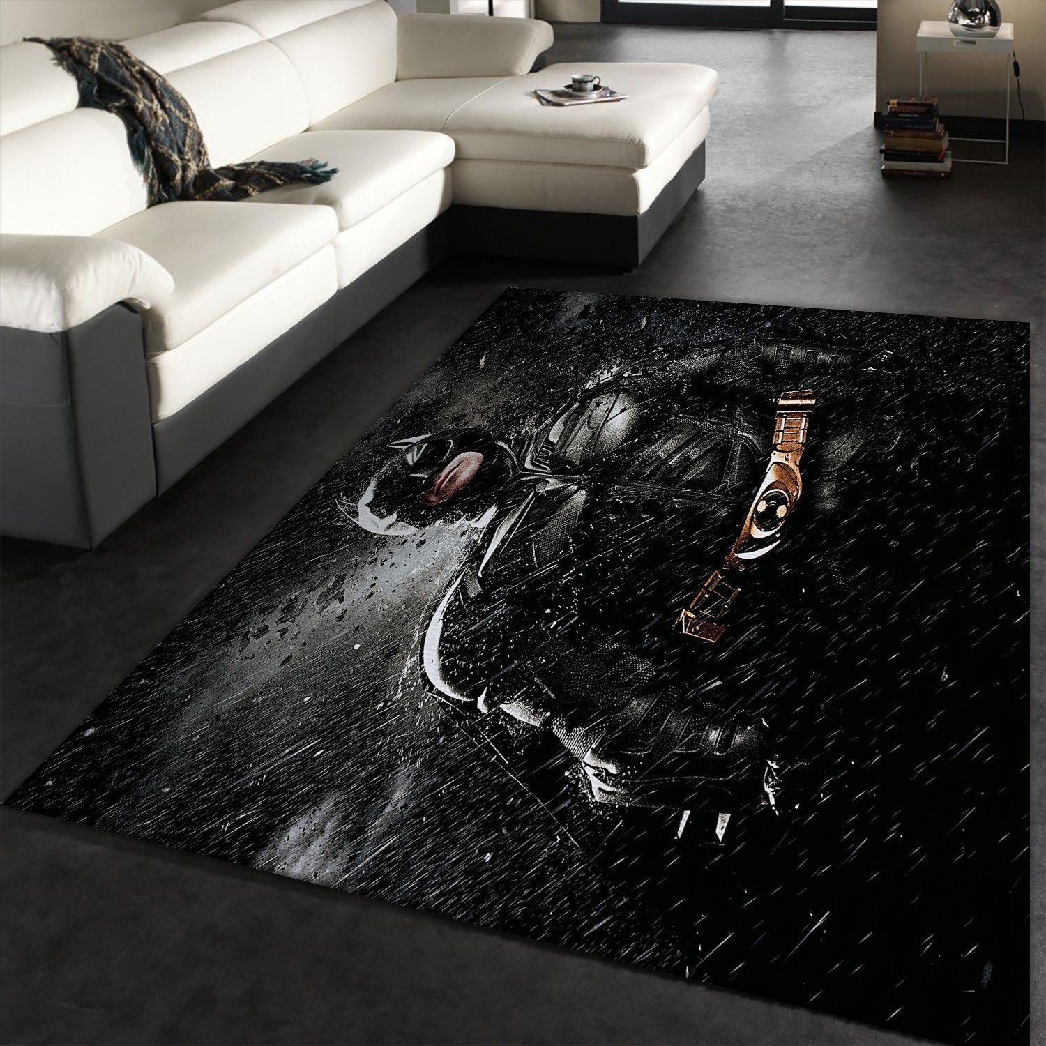 Batman Area Rugs DC Comics SuperHero Movies Living Room Carpet Floor Decor The US Decor - Indoor Outdoor Rugs